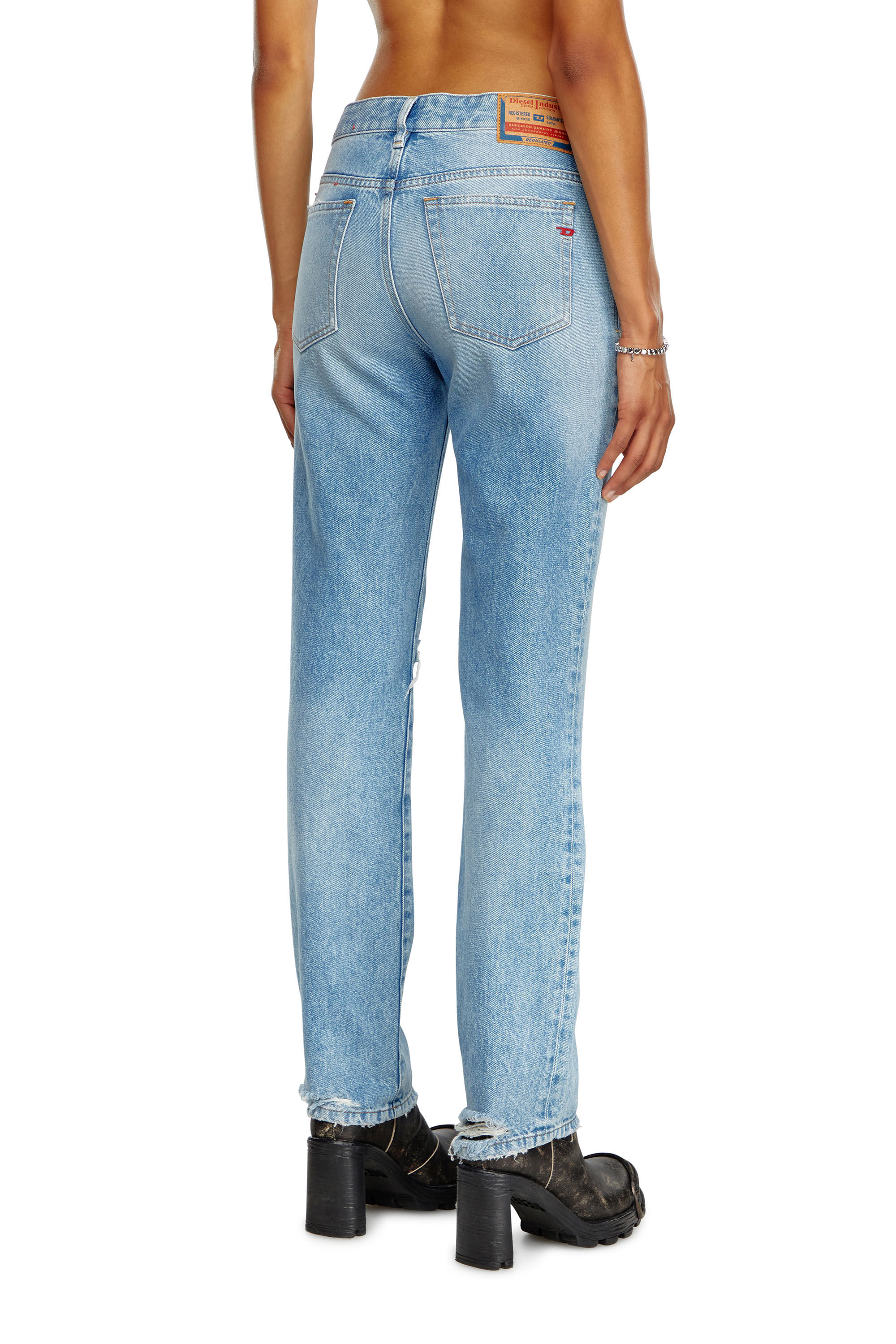 Diesel - Female's Regular Jeans 1989 D-Mine 09J80, ライトブルー - 4