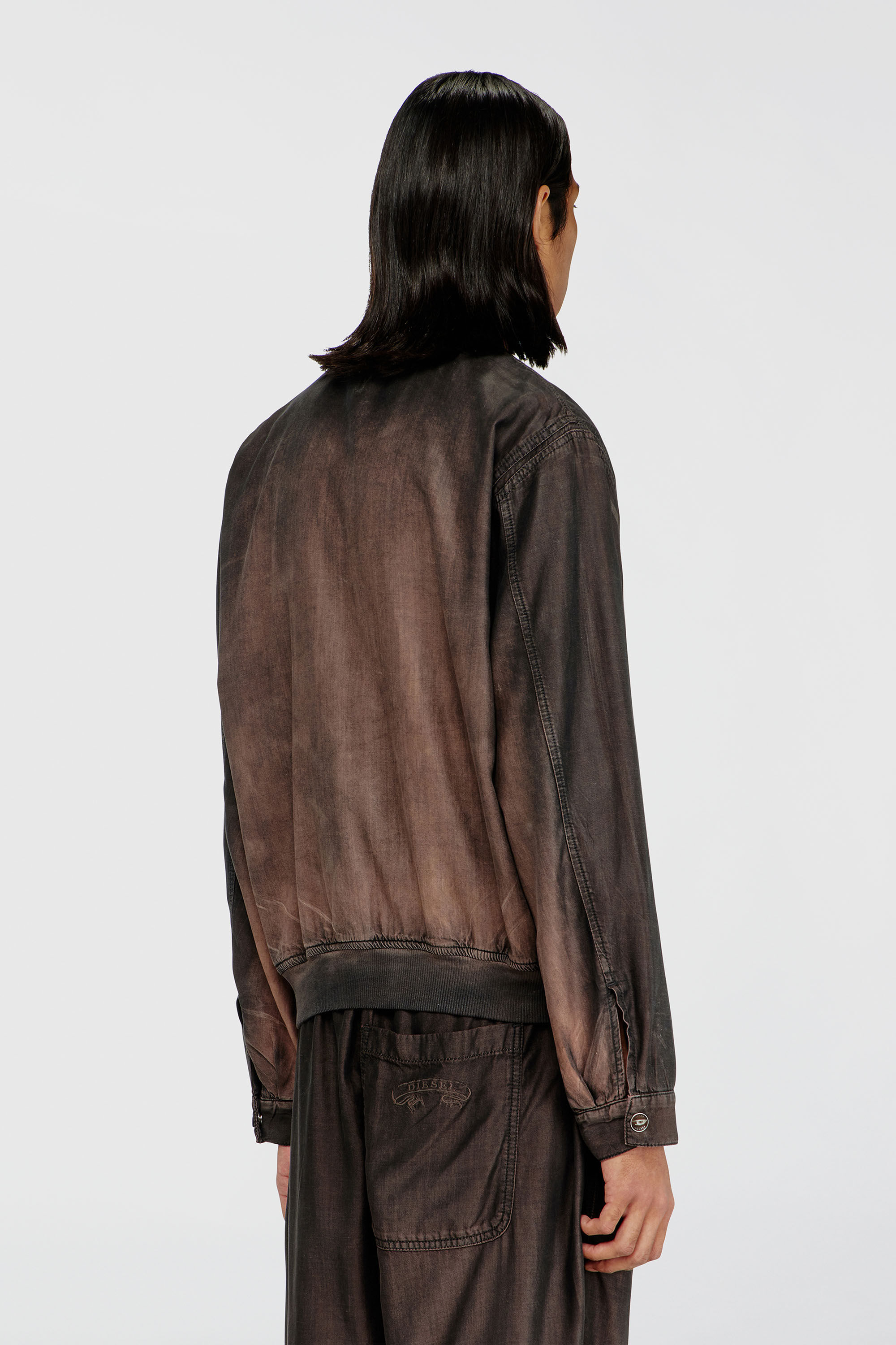 Diesel - D-BELMOR-S, Male's デニムジャケット in ブラウン - 5