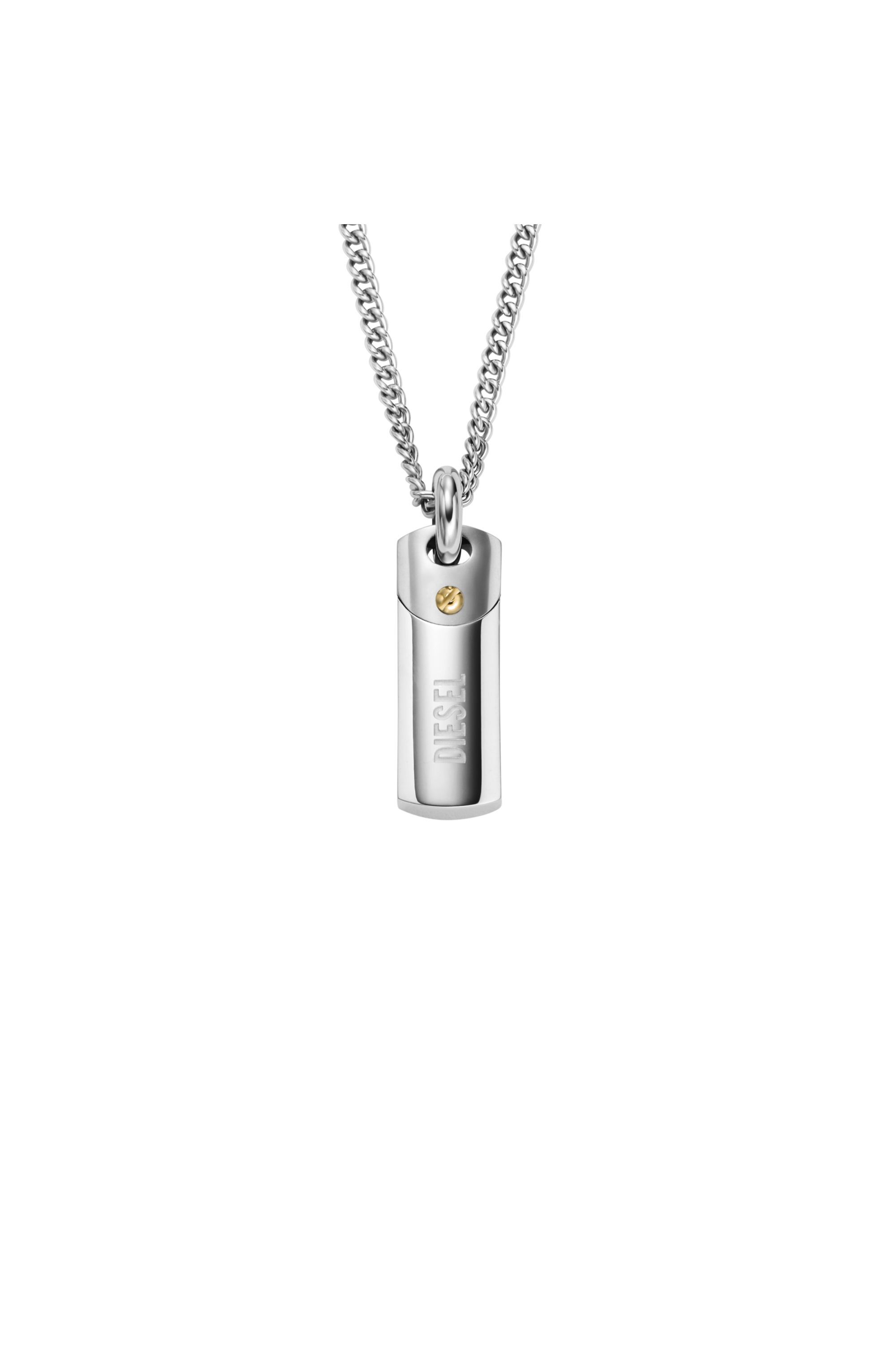 Diesel - DX1116, Male's ジュエリー ネックレス in シルバー - 2