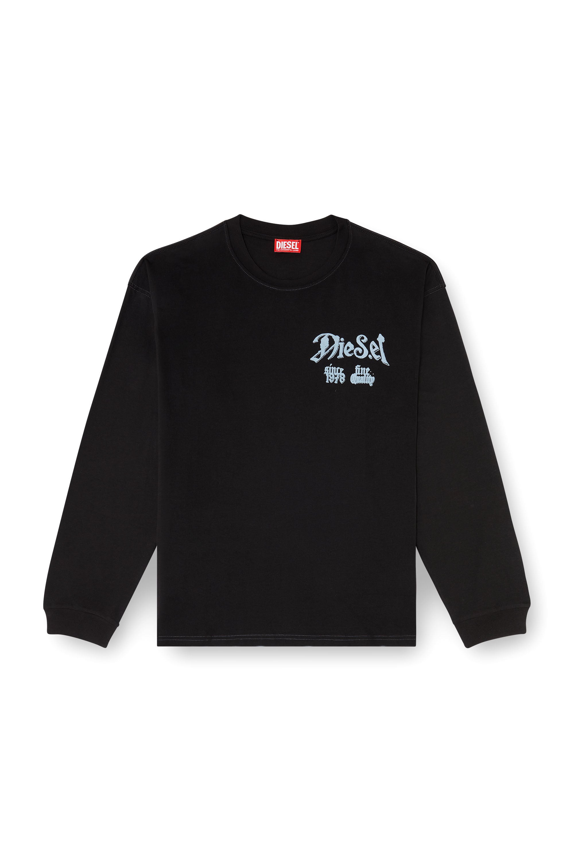 Diesel - T-BOXT-LS-AA6, Male's 長袖Tシャツ in ブラック - 2