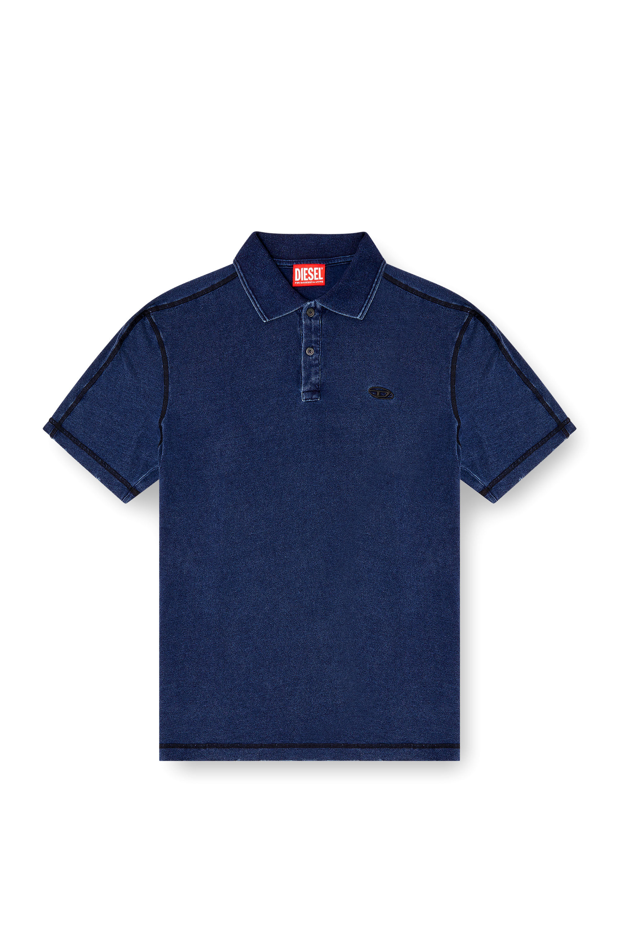 Diesel - T-SWIND-NEW, Male's ポロシャツ in ブルー - 2