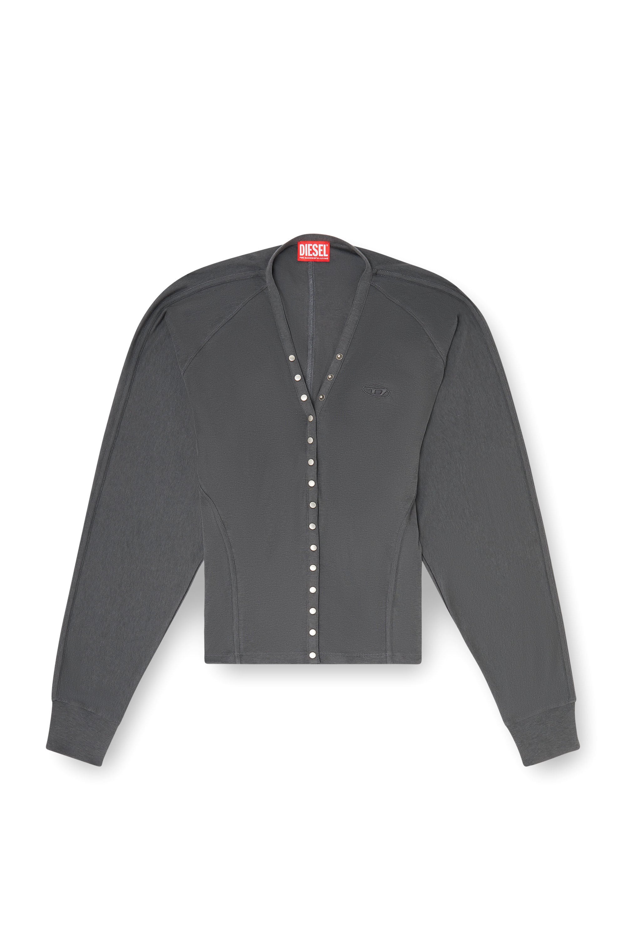 Diesel - T-ISERINA, Female's 長袖トップ in グレー - 2