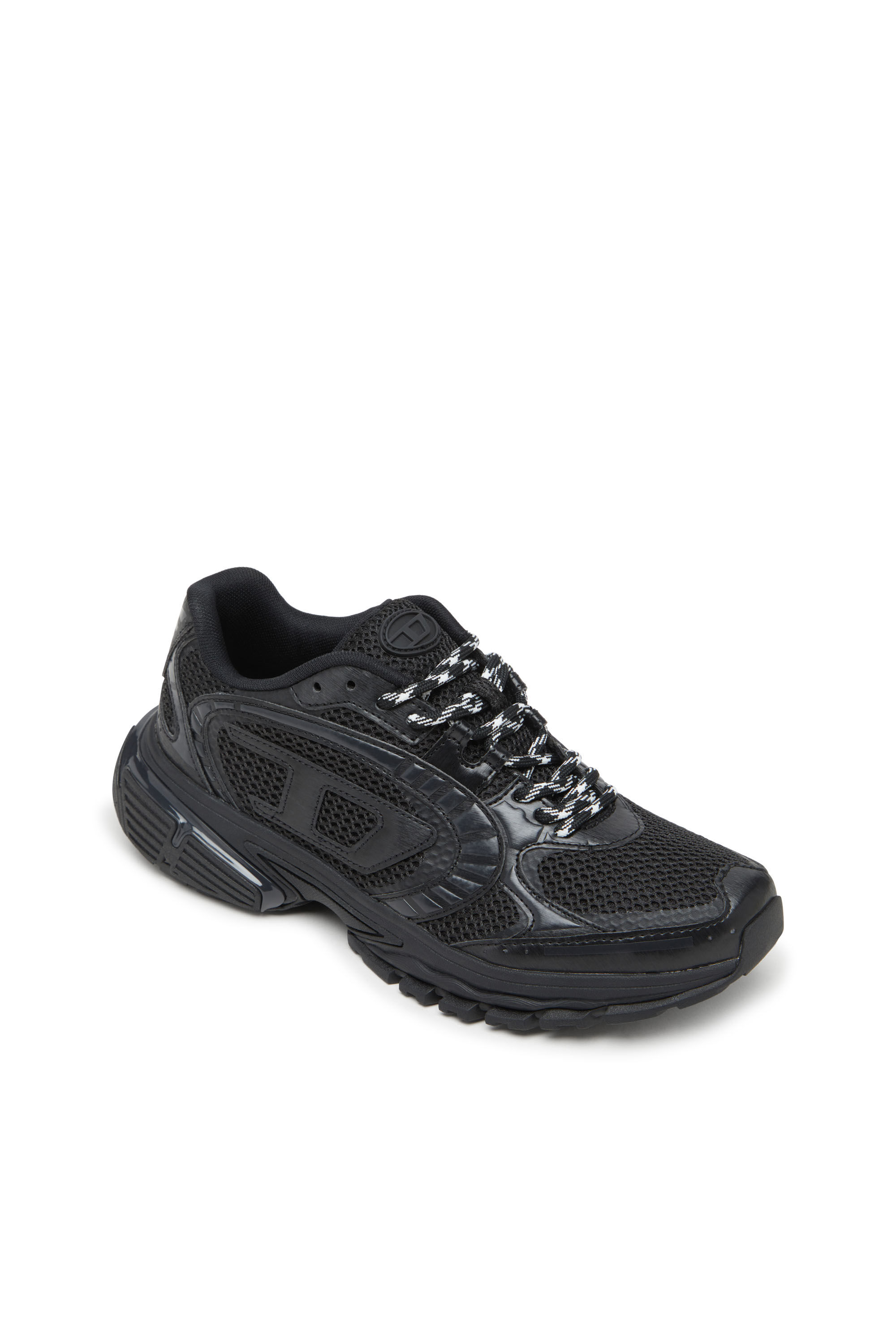 Diesel - S-PRO-V-DENSE LOW, Male's S-Pro-V-Dense-Mesh sneakers with Oval D logo in ブラック - 7