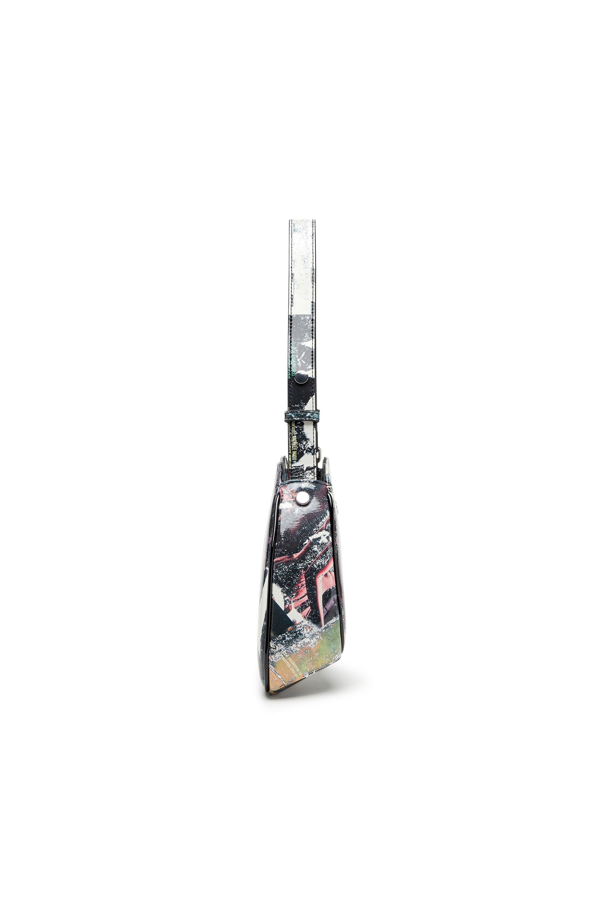 Diesel - PLAY SHOULDER, Female's Play-Shoulder bag in poster-print PU in マルチカラー - 4
