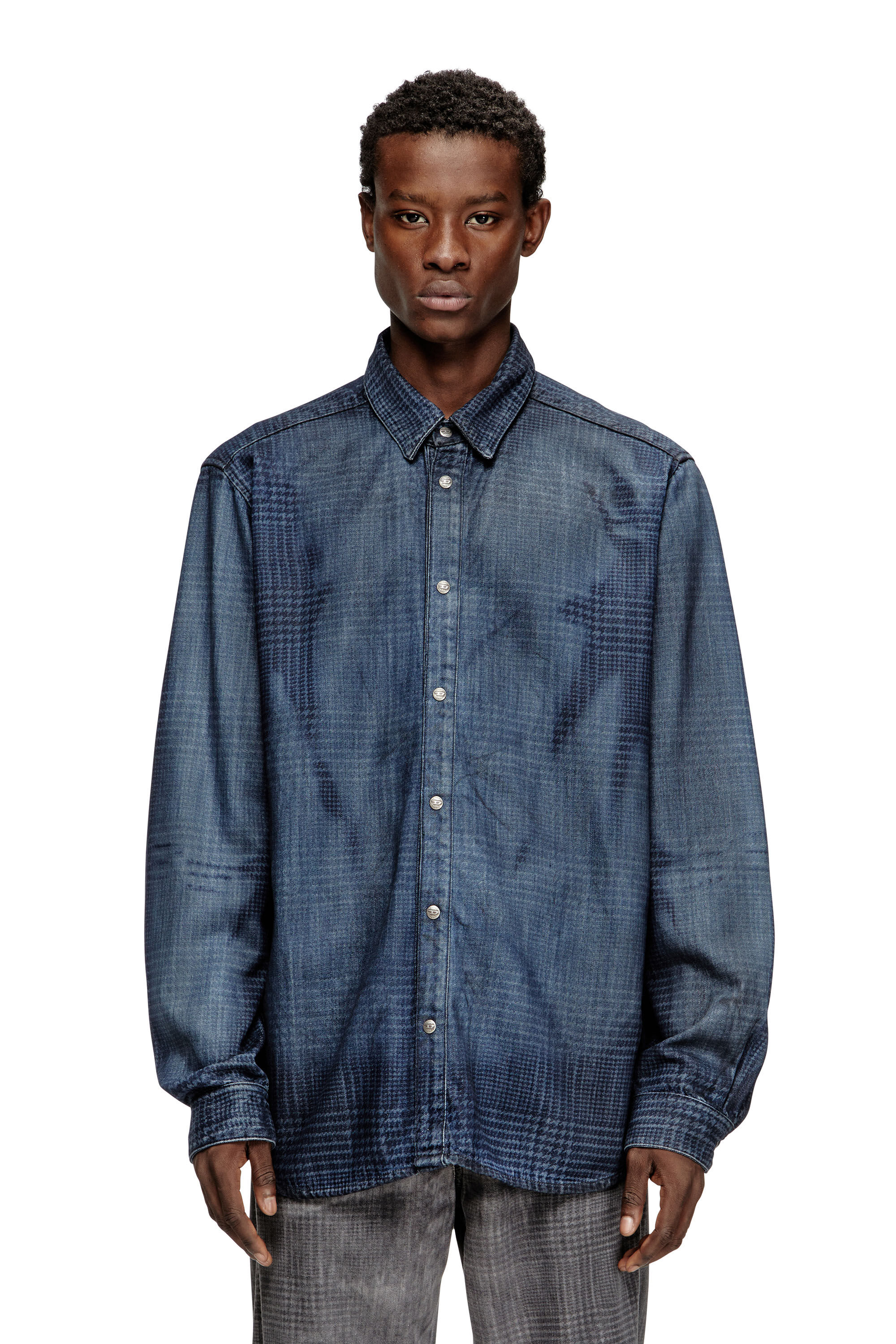 D-SIMPLY-S13 デニムシャツ｜ブルー｜メンズ｜DIESEL