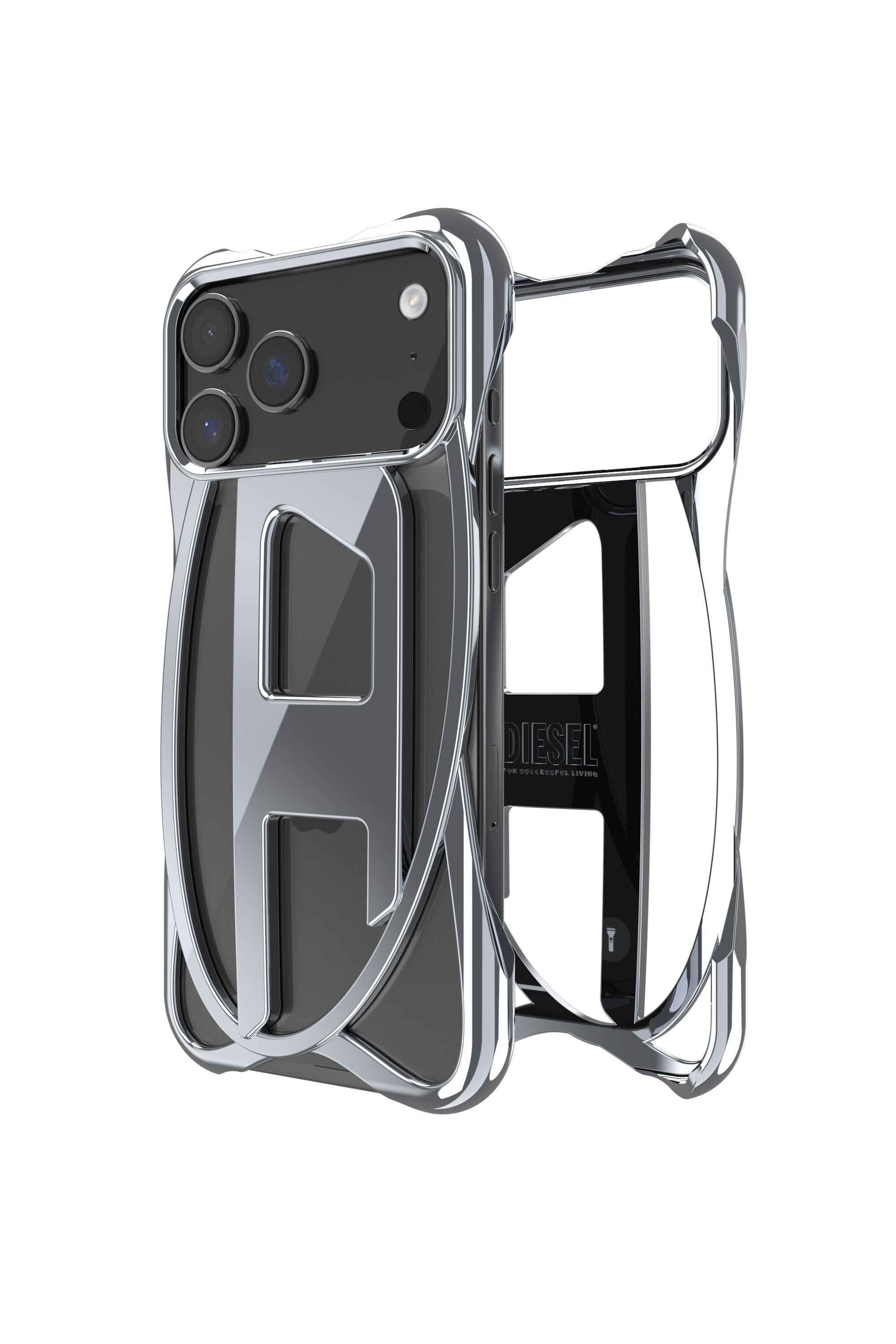 Diesel - 60446  D FRAME CASE, Unisex's IPHONE 17 PRO MAX in ダークグレー - 1