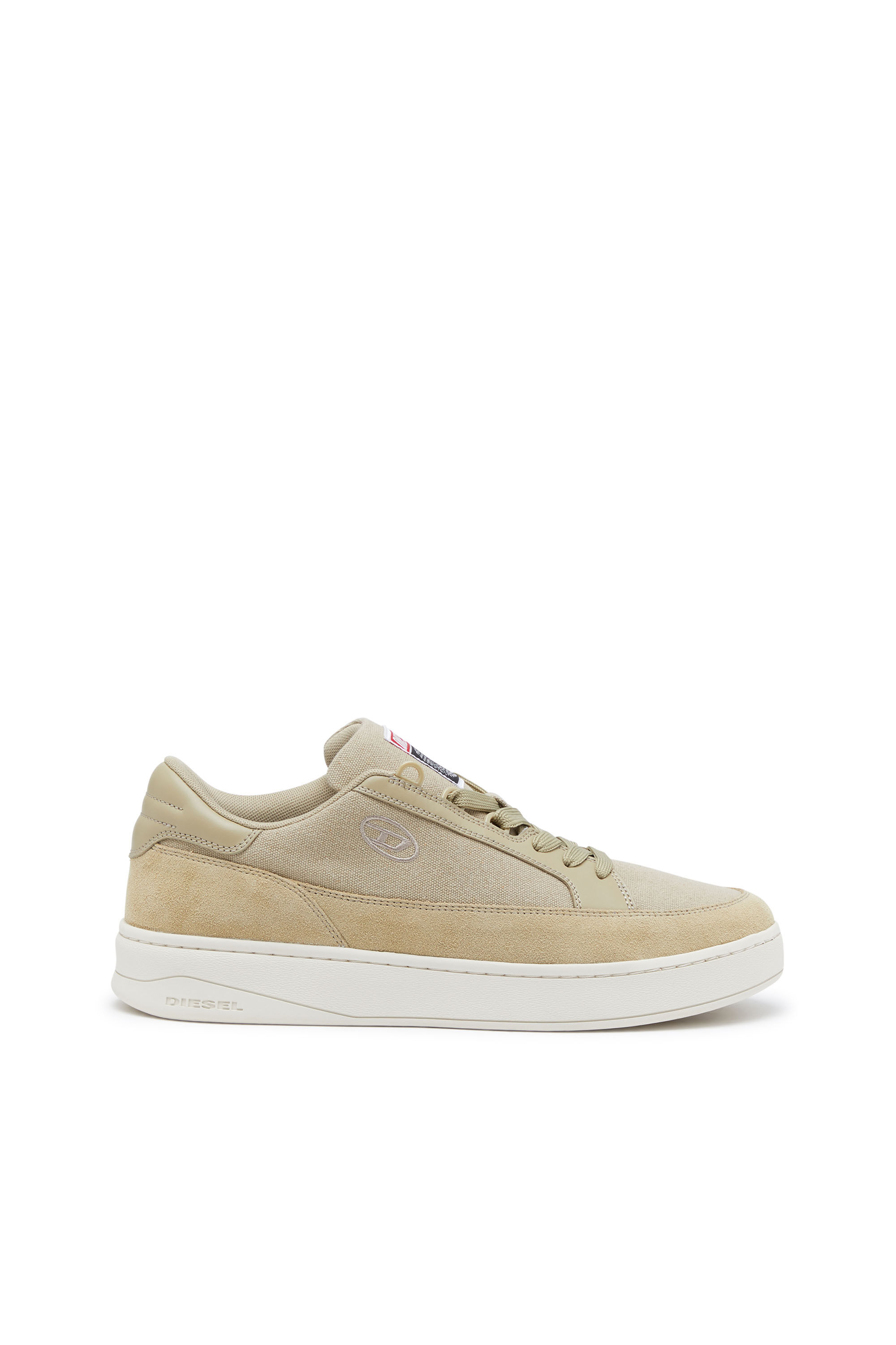 Diesel - S-SINNA LOW X, Male's キャンバス スウェード ローカットスニーカー - S-Sinna Low X in ベージュ - 1