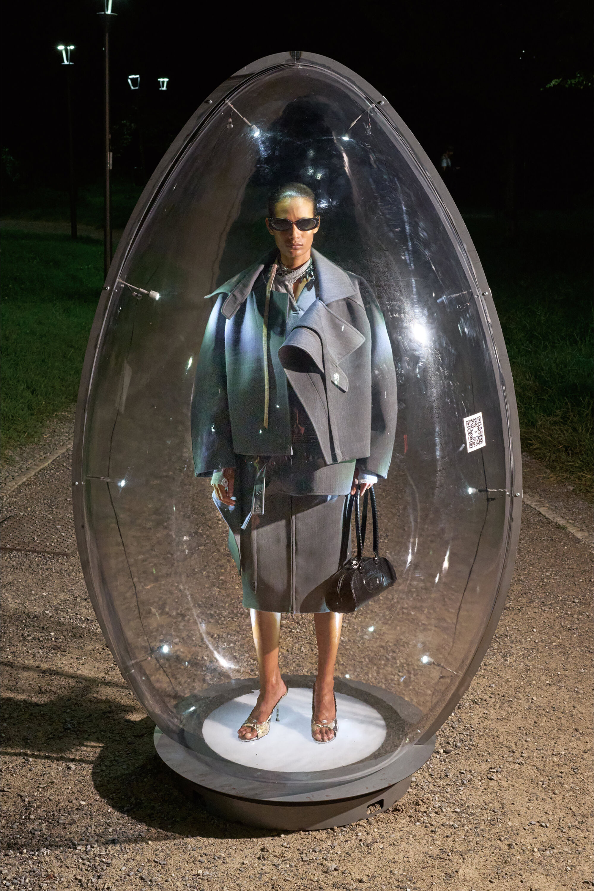 Diesel - T-ECLA, Female's Rib-jersey top with biker neck strap in null - 6