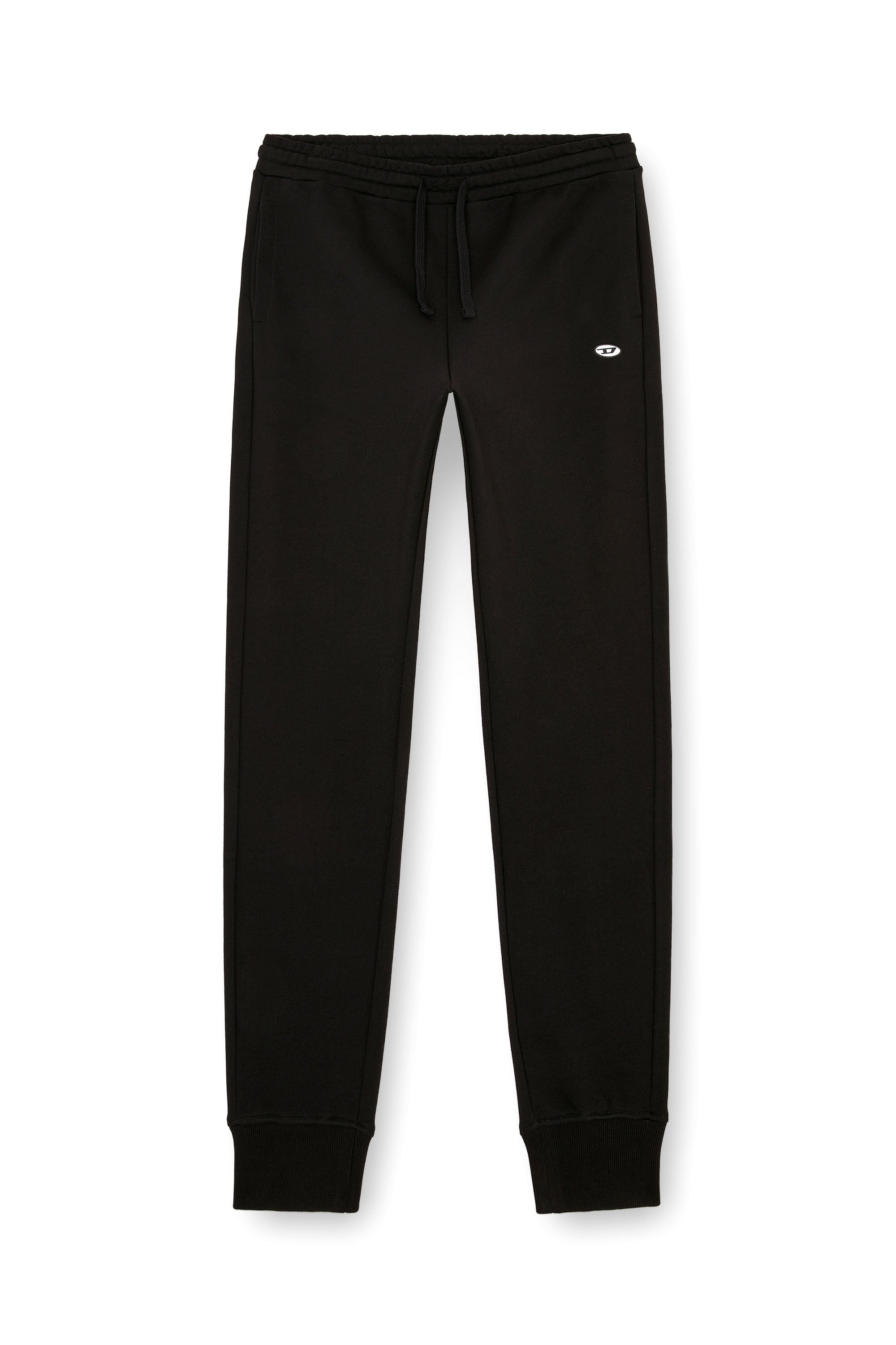 Diesel - P-TARY-DOVAL-PJ, Male's Track pants with Oval D patch in ブラック - 4