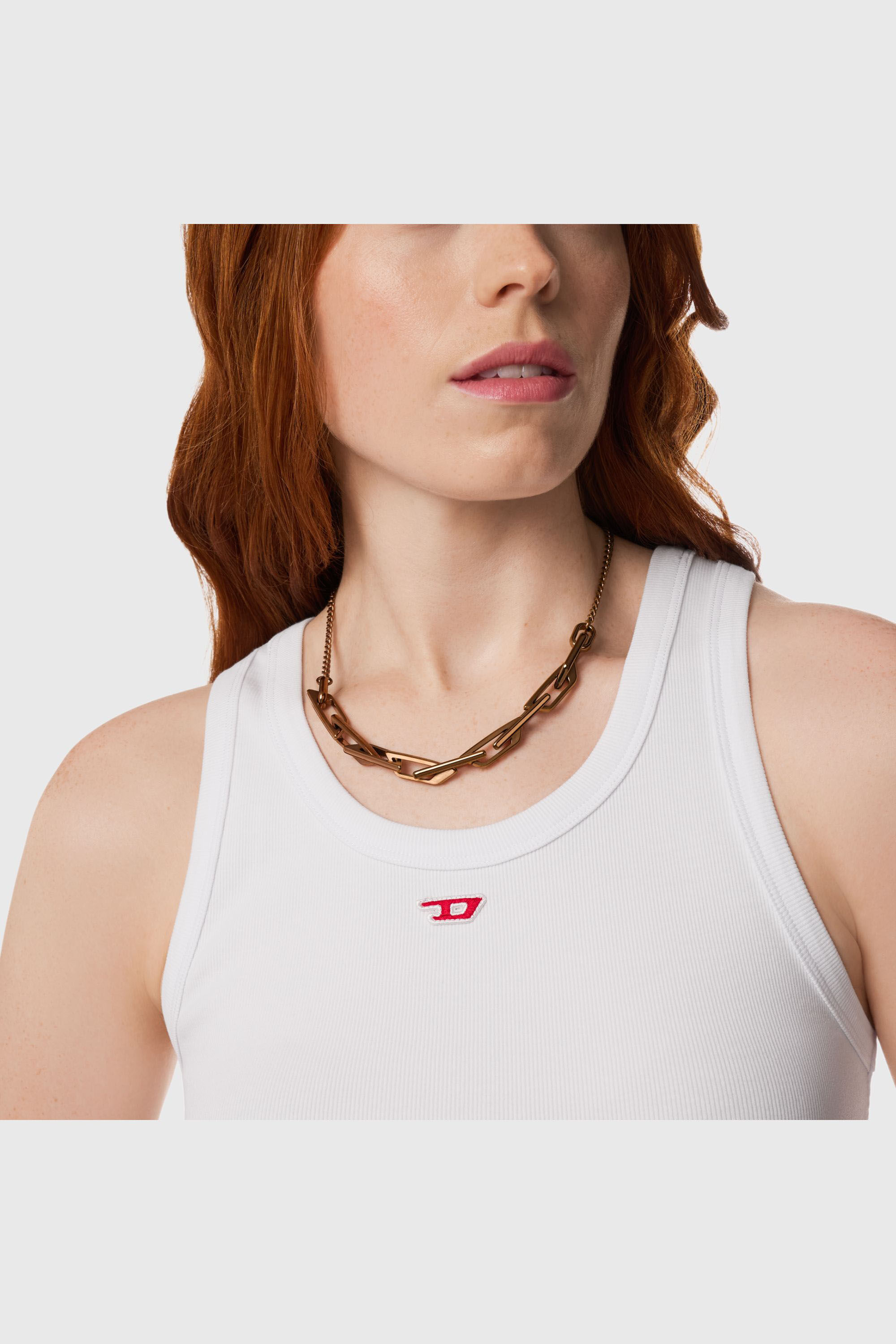 美品　DIESEL ネックレス DX1646200 JEWELLERY ネックレス｜ブラウン｜ウィメンズ｜DIESEL