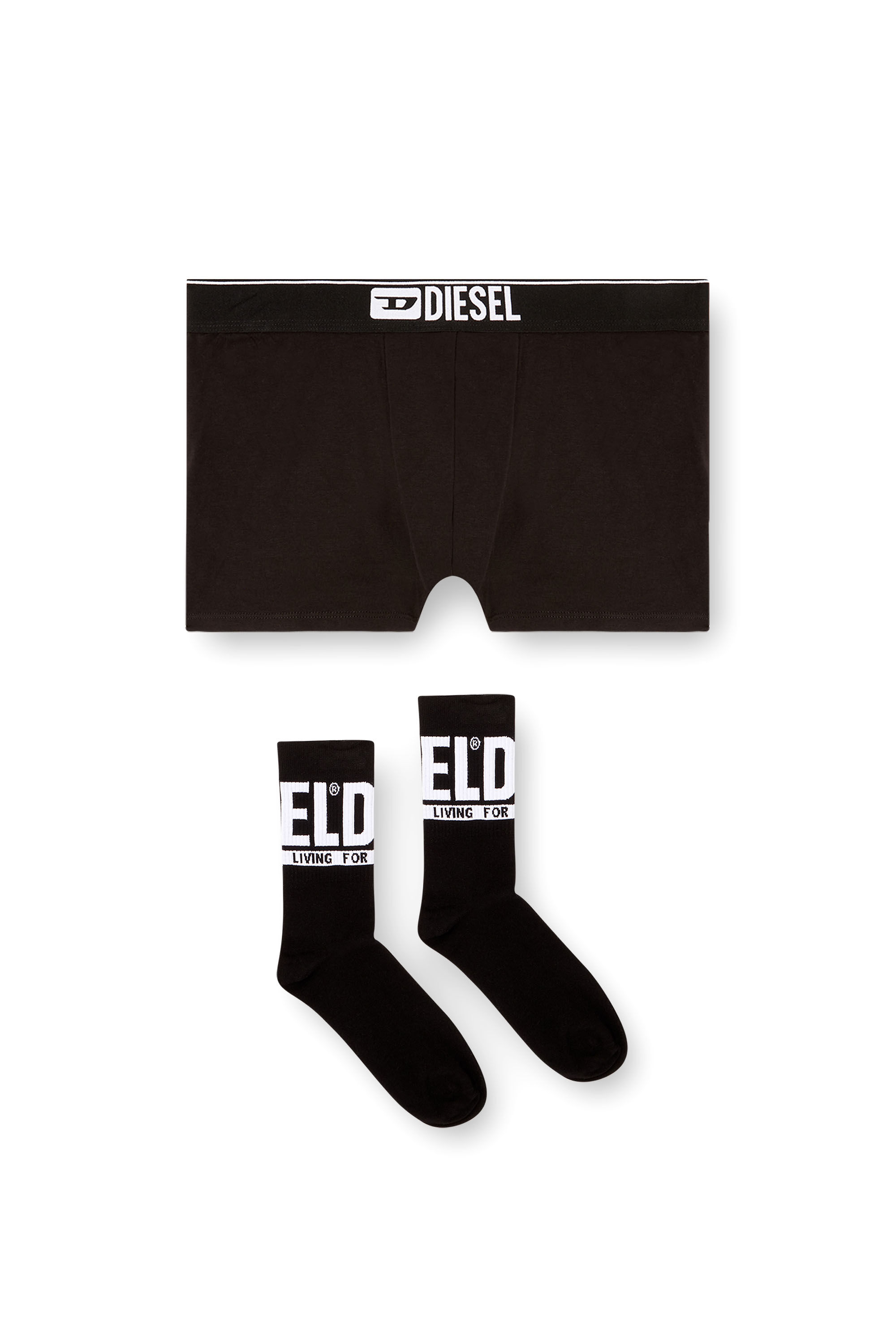 Diesel - KIT-D-CLASSIC, Male's Essentials underwear kit in ブラック - 1