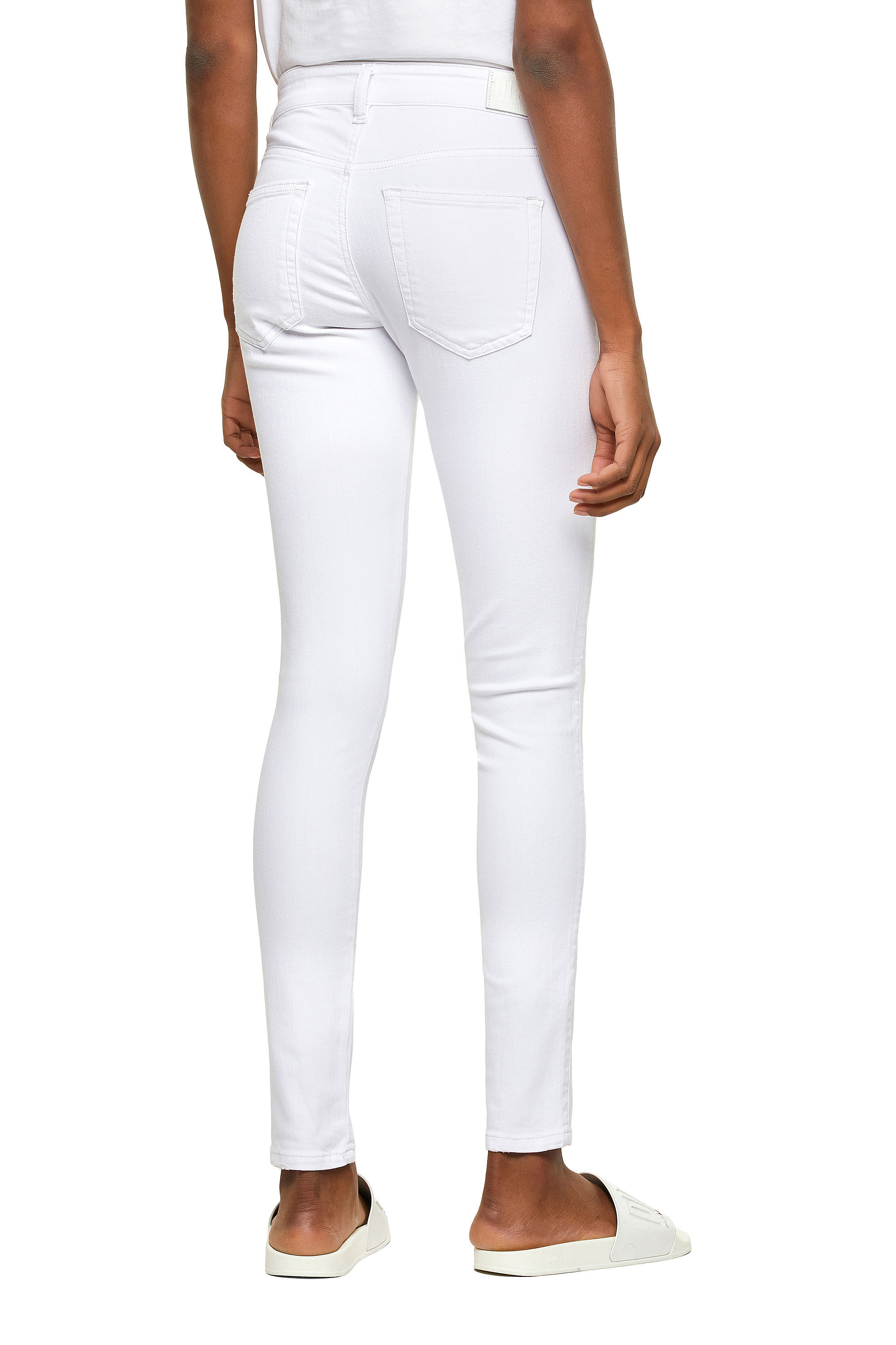 Diesel - 2017 SLANDY 086AC Super skinny Jeans, ホワイト - Image 5