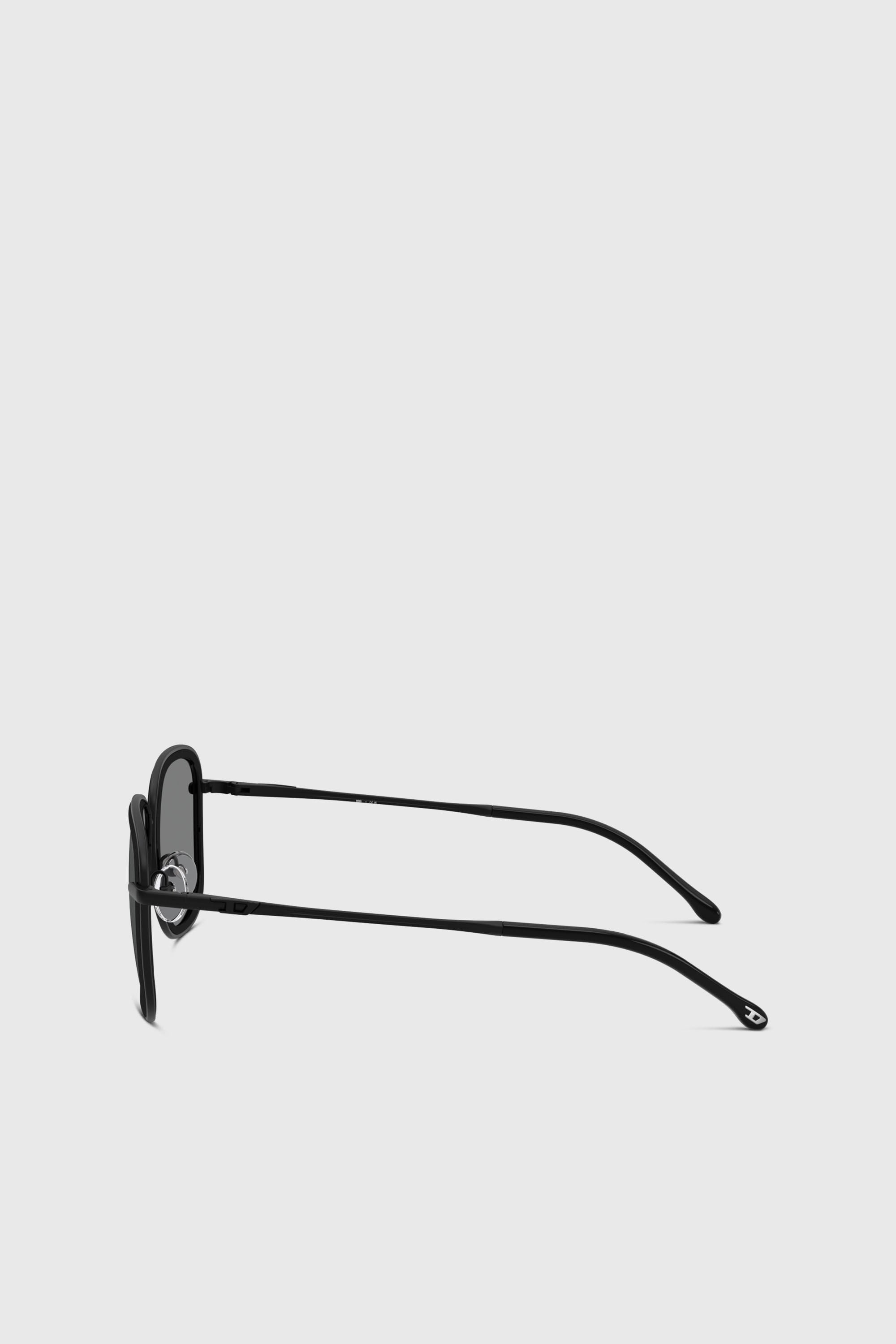 Diesel - 0DL1017, Unisex's Square sunglasses in ブラック - 2