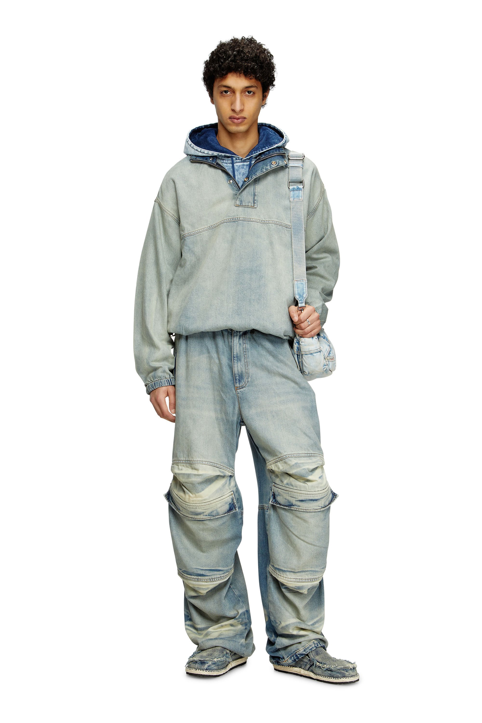 Diesel - Unisex's Relaxed Jeans D-Dayetz 0ABDF, ライトブルー - 1