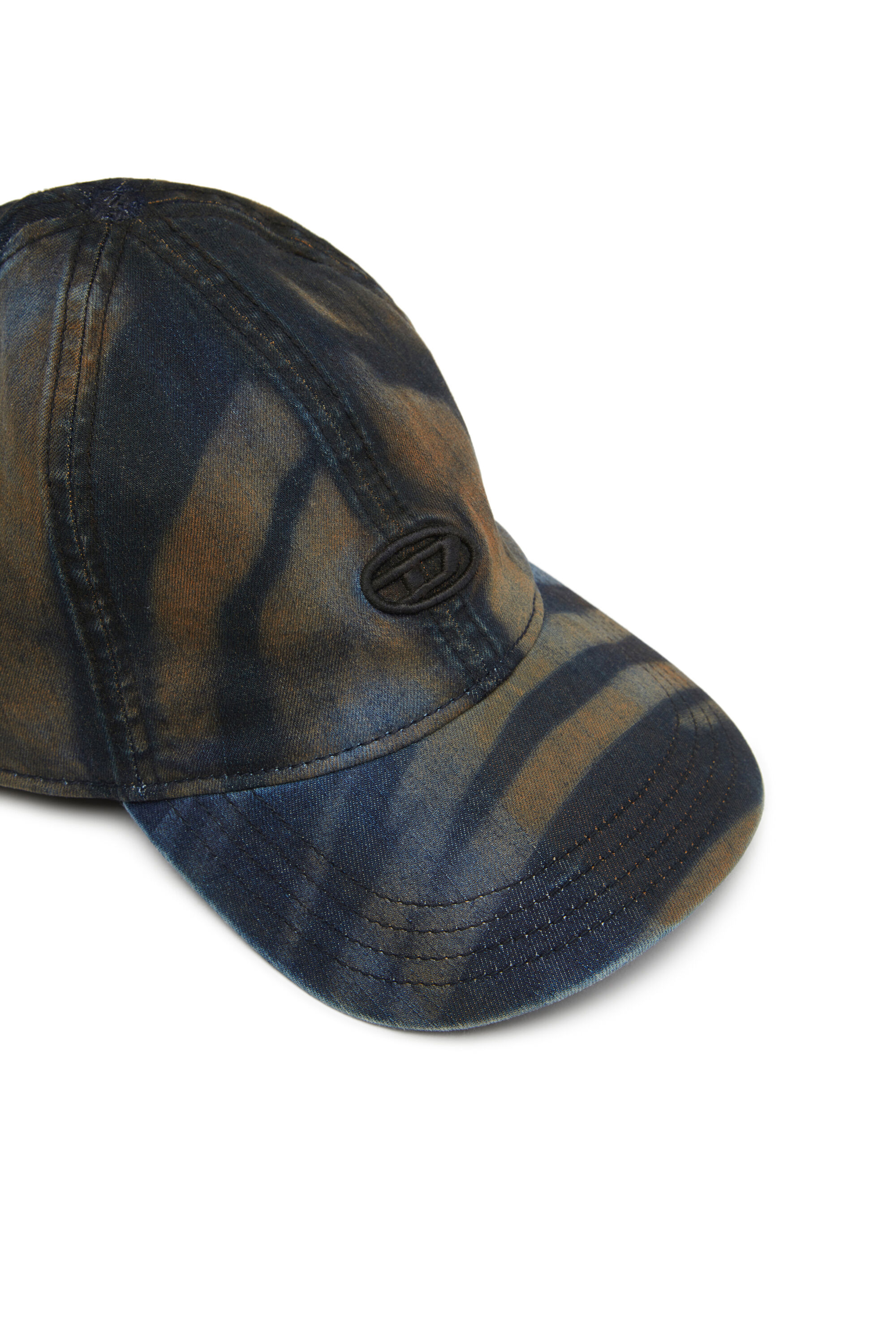 Diesel - C-HUPA, Male's ベースボールキャップ in ブルー/ブラウン - 3