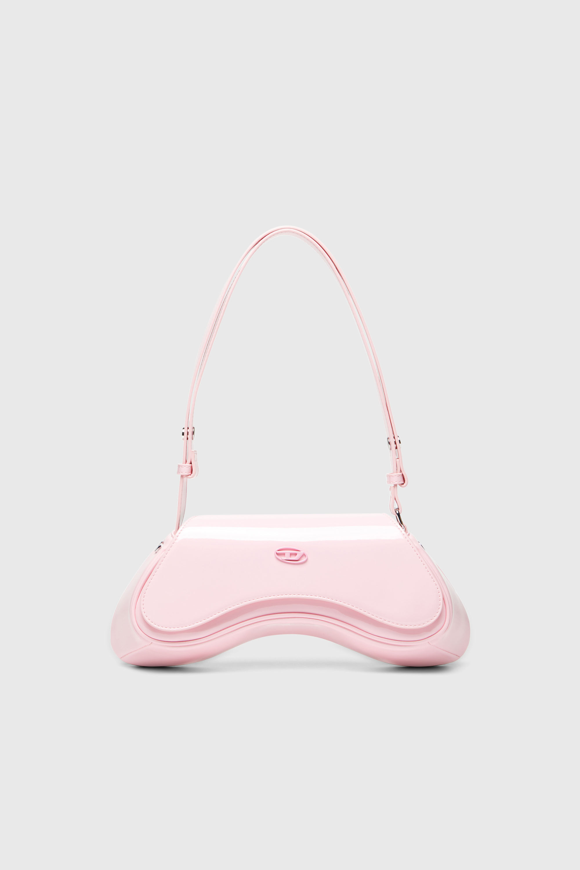 Diesel - PLAY CROSSBODY, Female's クロスボディバッグ in ピンク / ホワイト - 2