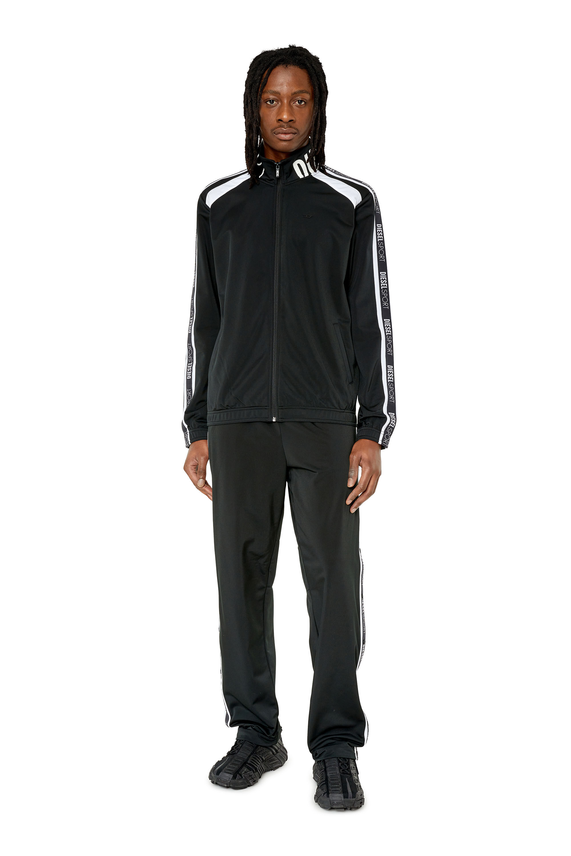 Diesel - AMSB-HORACE-HT14, Male's トラックパンツ DIESEL SPORT in ブラック - 4