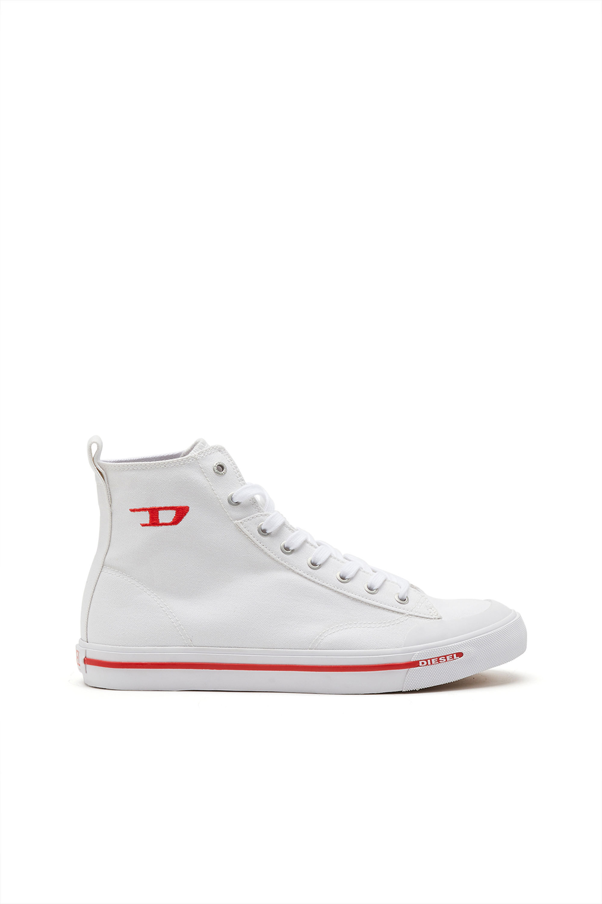 Diesel - S-ATHOS MID, Male's ハイカットスニーカー - S-Athos Mid in ホワイト/レッド/ブルー - 2