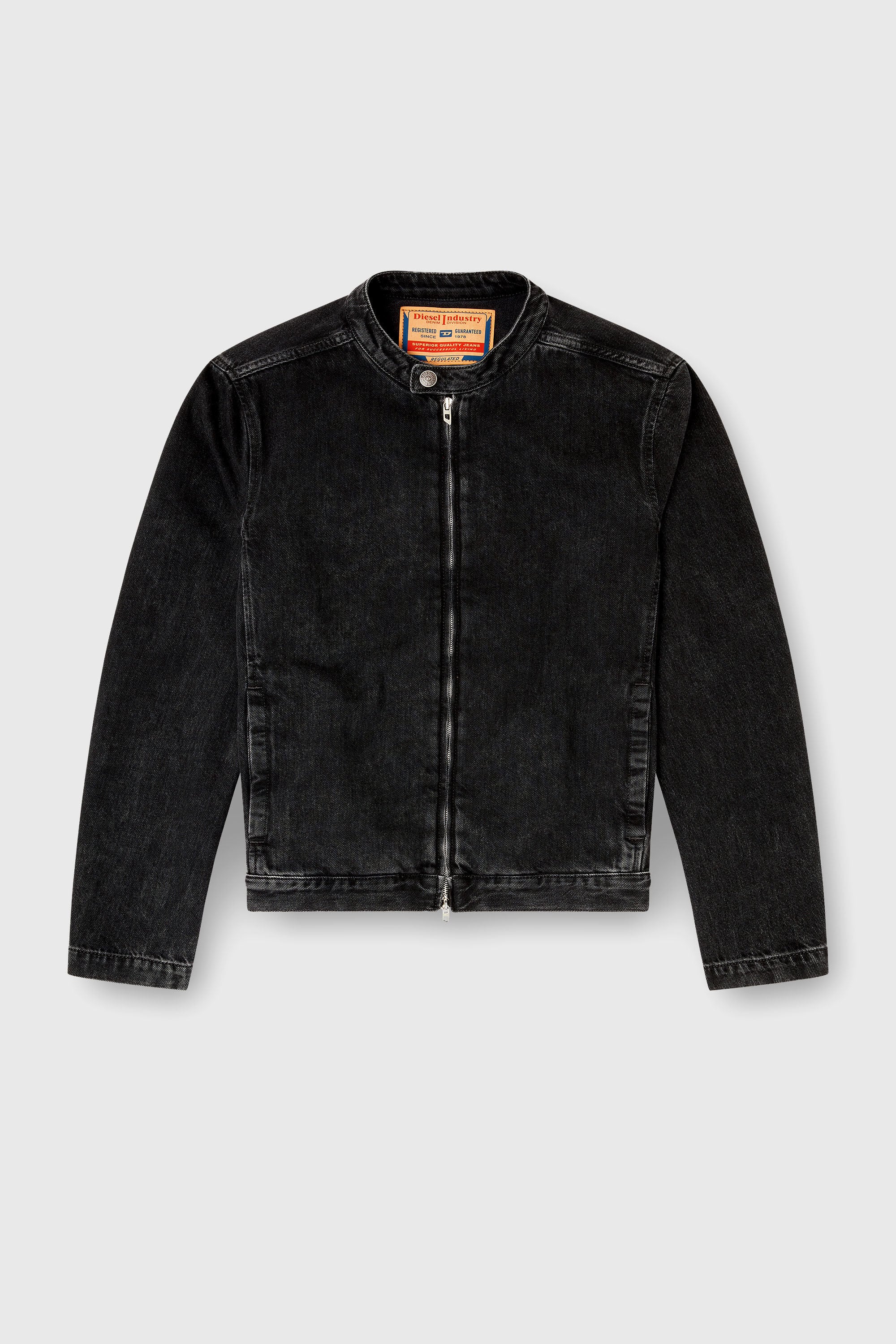 Diesel - D-GLORY, Male's デニムジャケット in ブラック - 2