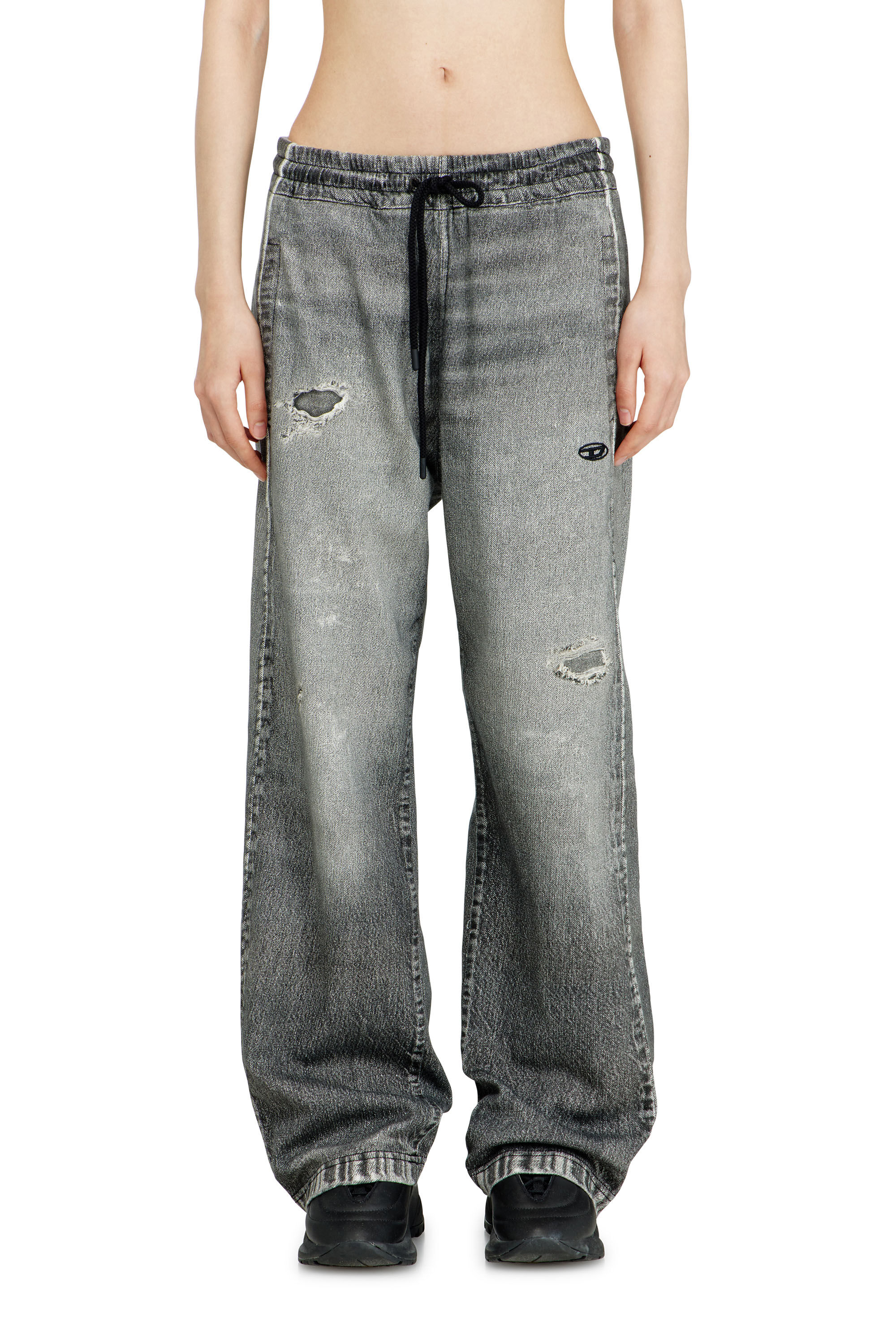 Diesel - Unisex's Relaxed D-Martyans Track Denim 068US, グレー - 3