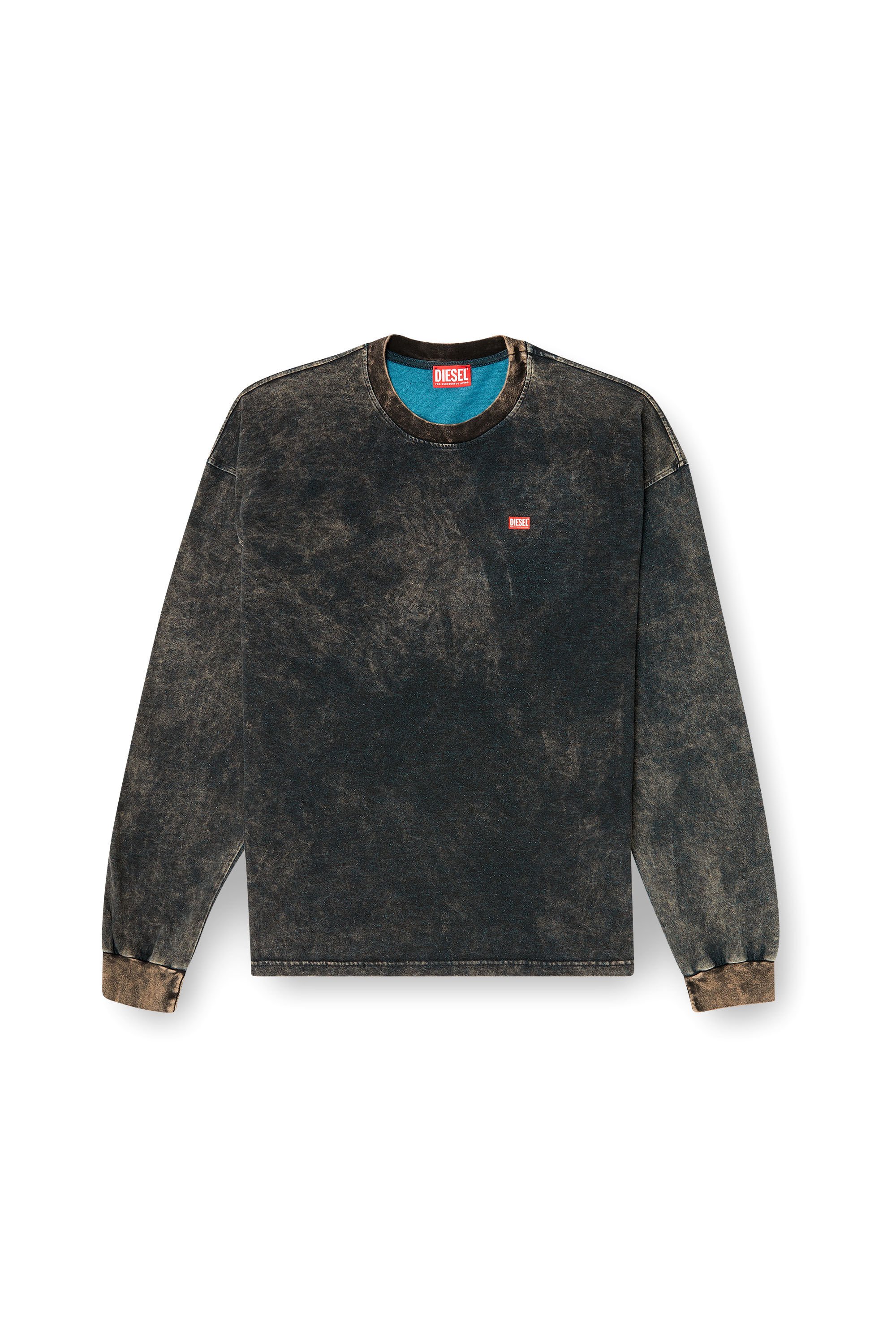 Diesel - T-BOXT-LS-T3, Male's 長袖Tシャツ in ブラック - 2