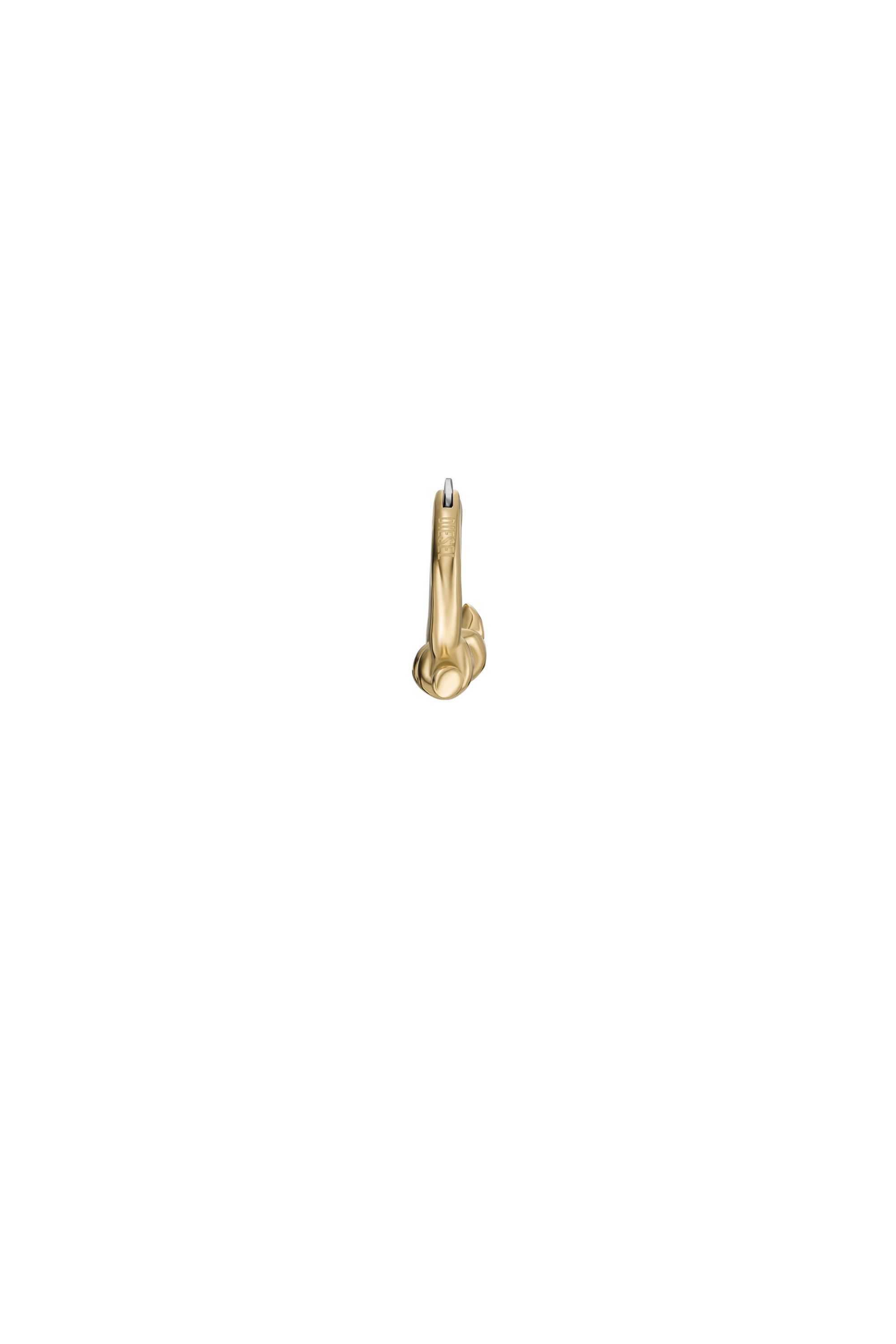 Diesel - DX1566710 JEWEL, Unisex's Gold-Tone Stainless Steel Hoop Earring in ゴールド - 2