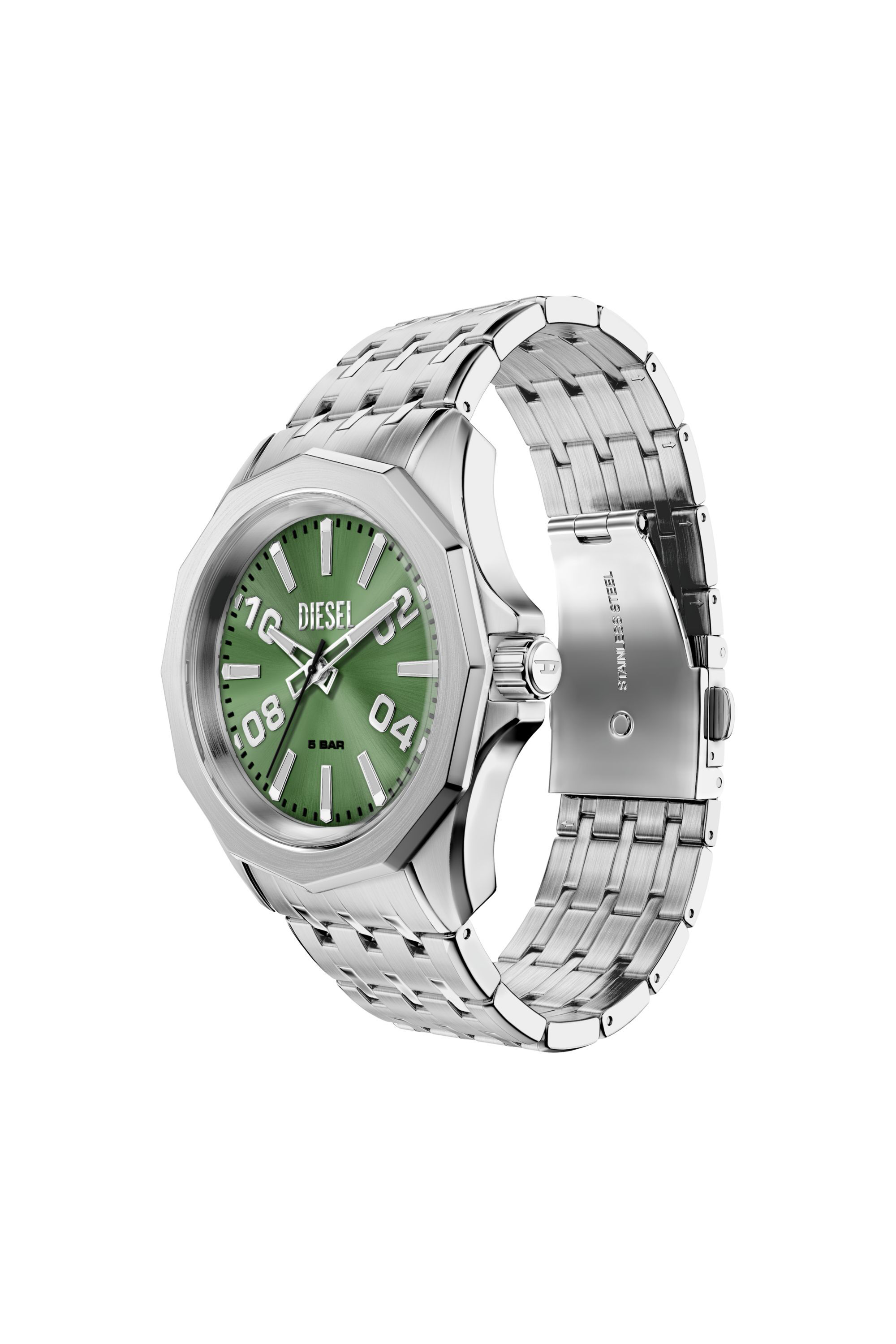 DZ2237 WATCH Stinger stainless steel watch｜シルバー｜メンズ｜DIESEL