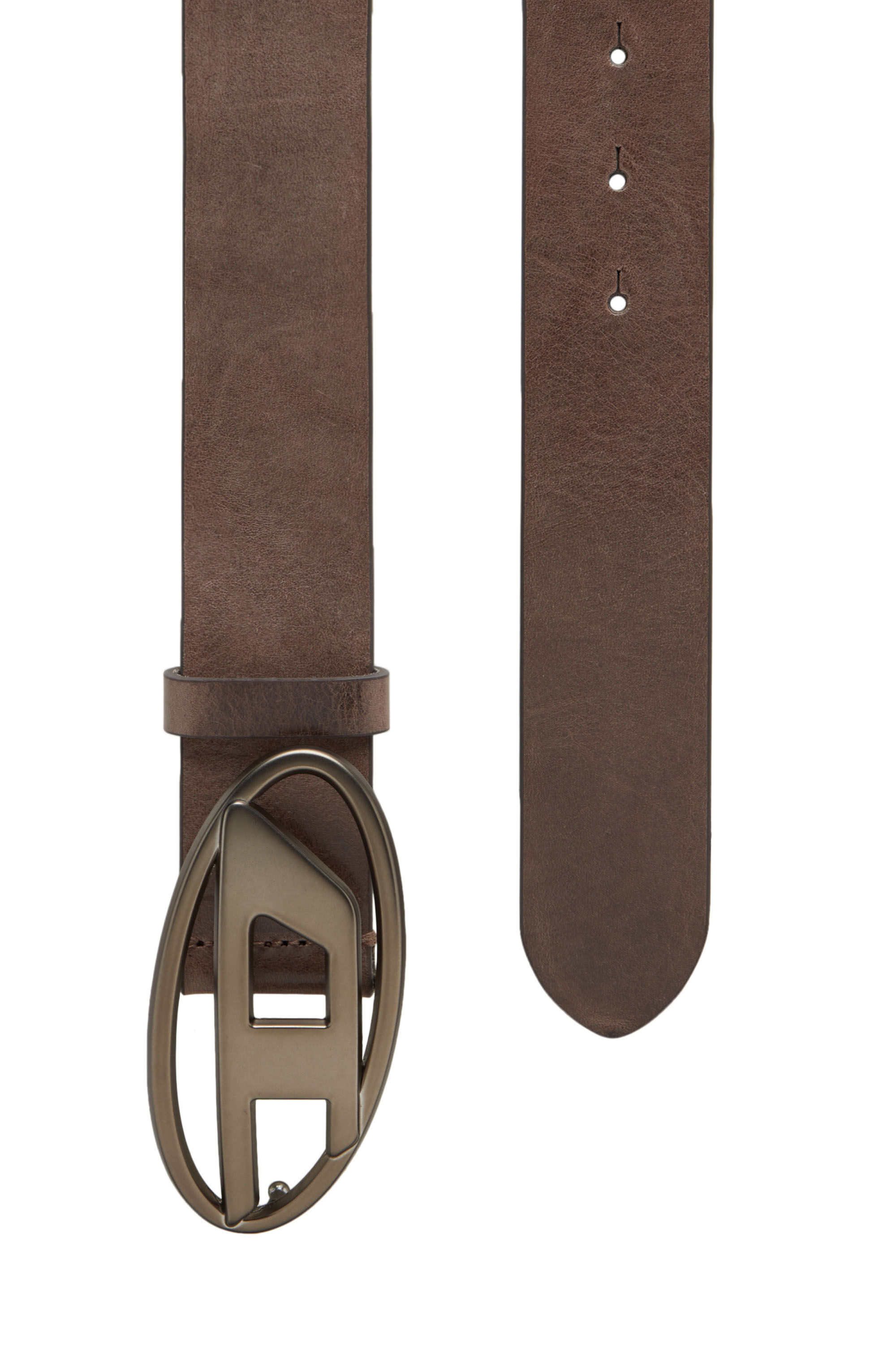 Diesel - B-1DR, Unisex's カウレザーベルト in Brown - 2
