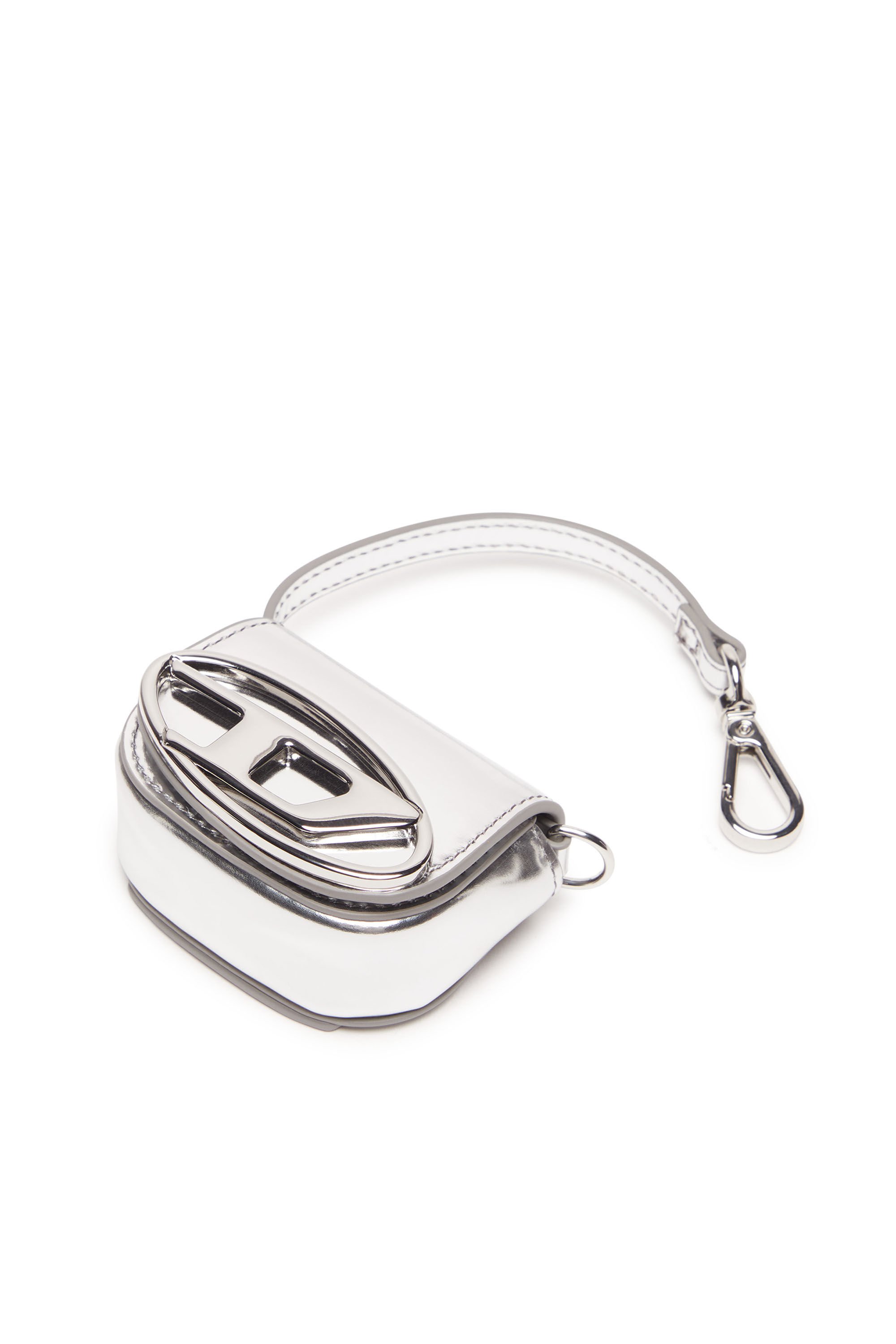 Diesel - 1DR XXS, Female's カウレザーマイクロウォレット in シルバー - 4