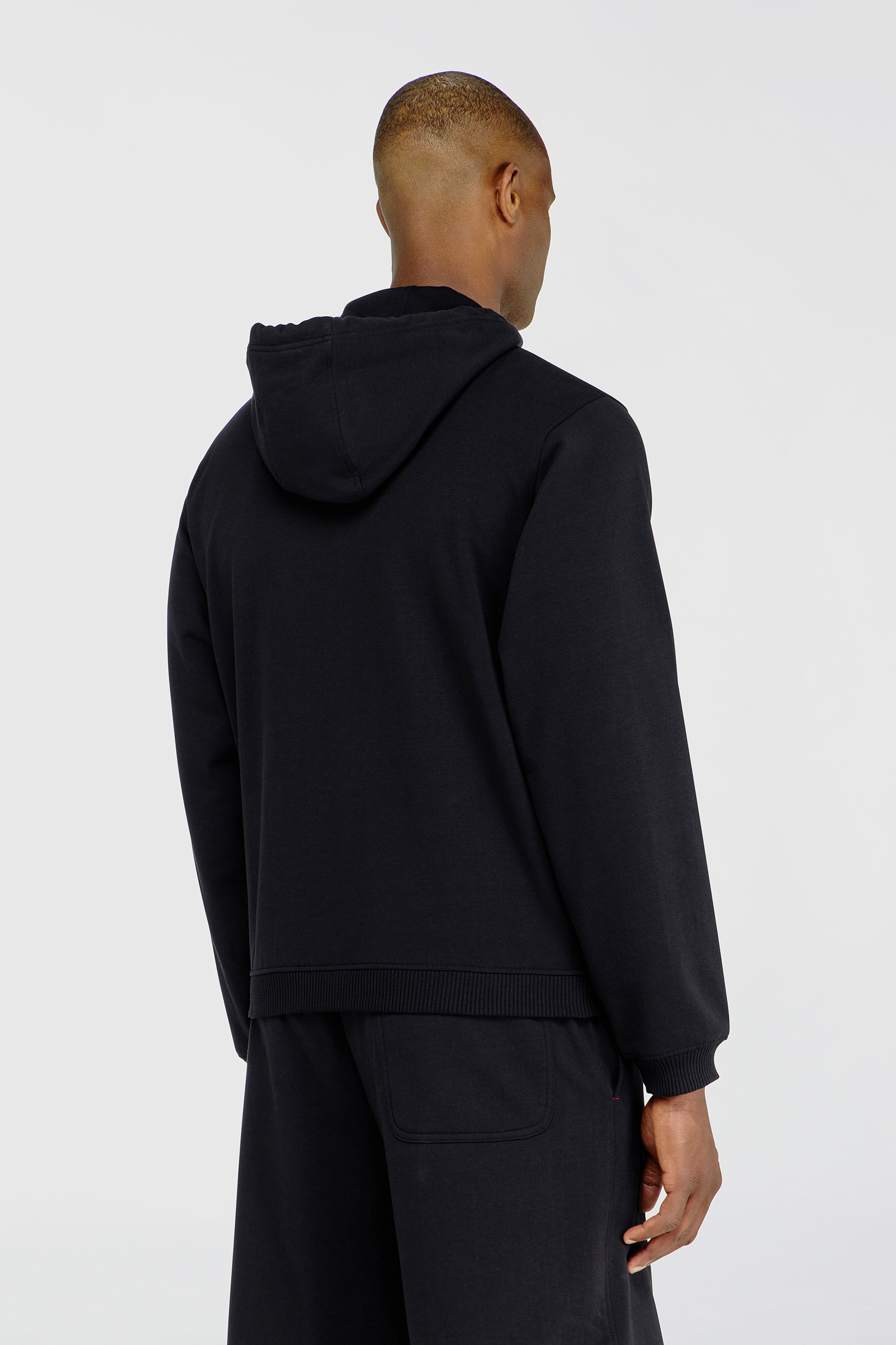 Diesel - JOY-D-CORE, Male's ジップアップパーカー in ブラック - 4
