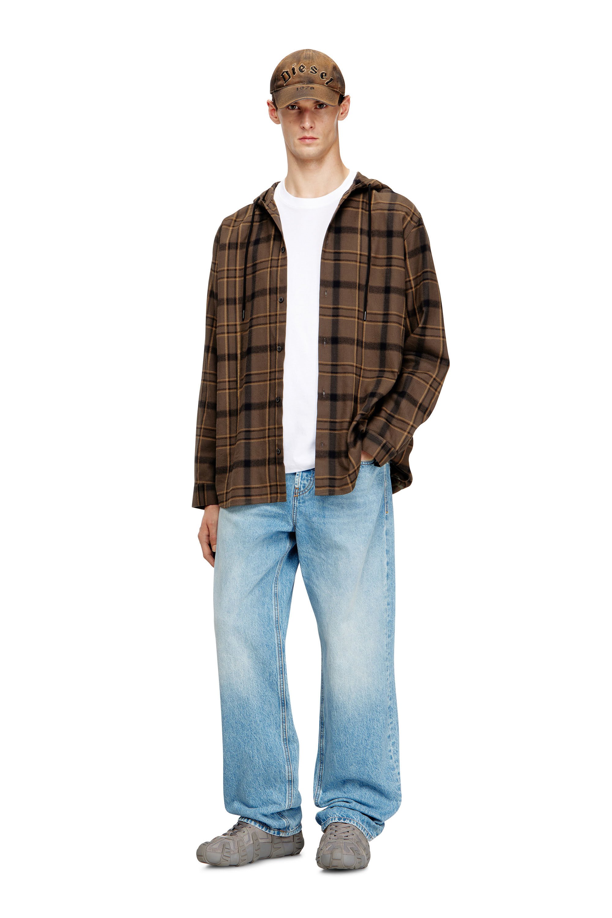 Diesel - T-ADJUST-V5, Male's Tシャツ in ホワイト - 1