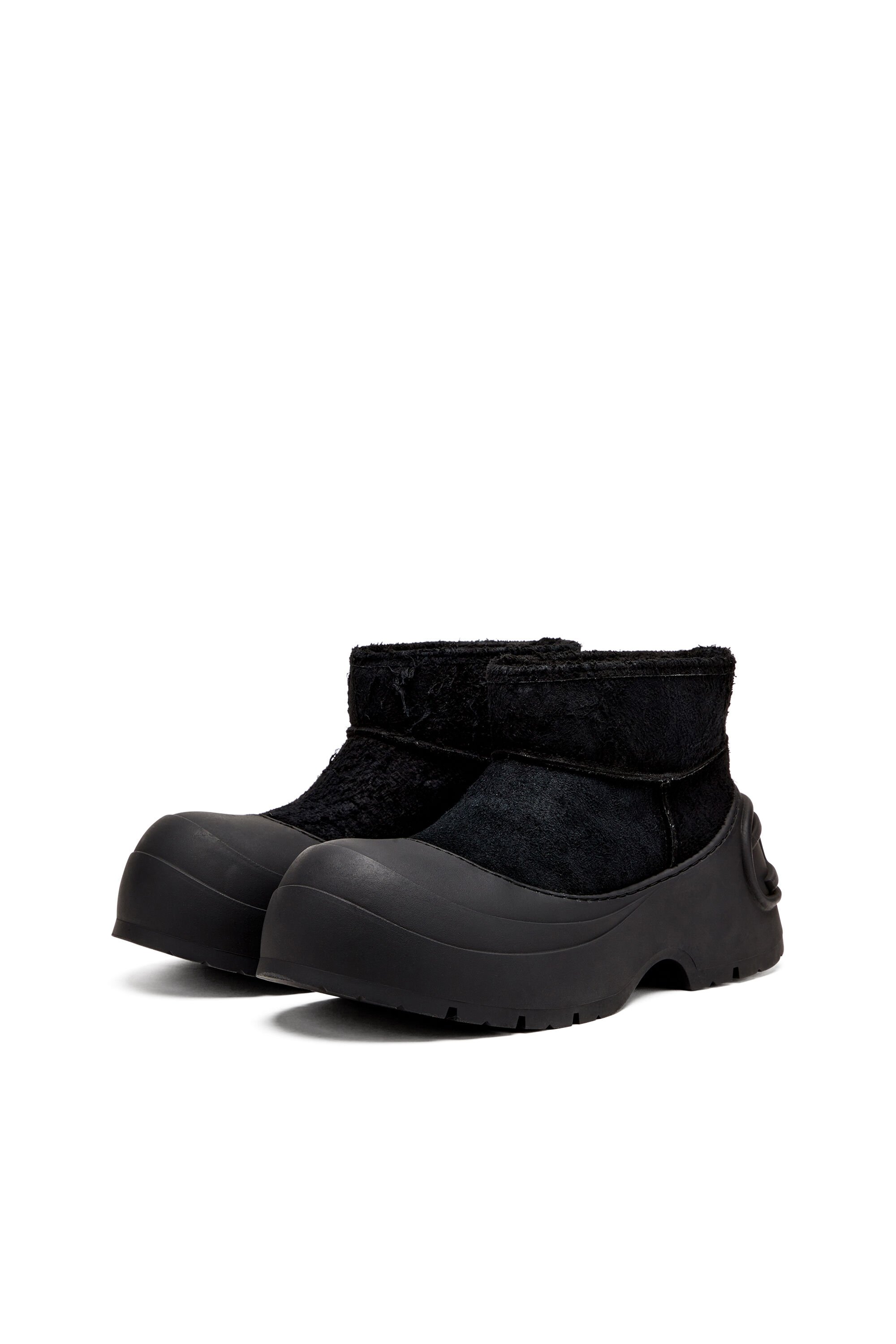 Diesel - D-DONALD MONTONE, Male's D-Donald-Chunky ankle boot with lug sole in ブラック - 8