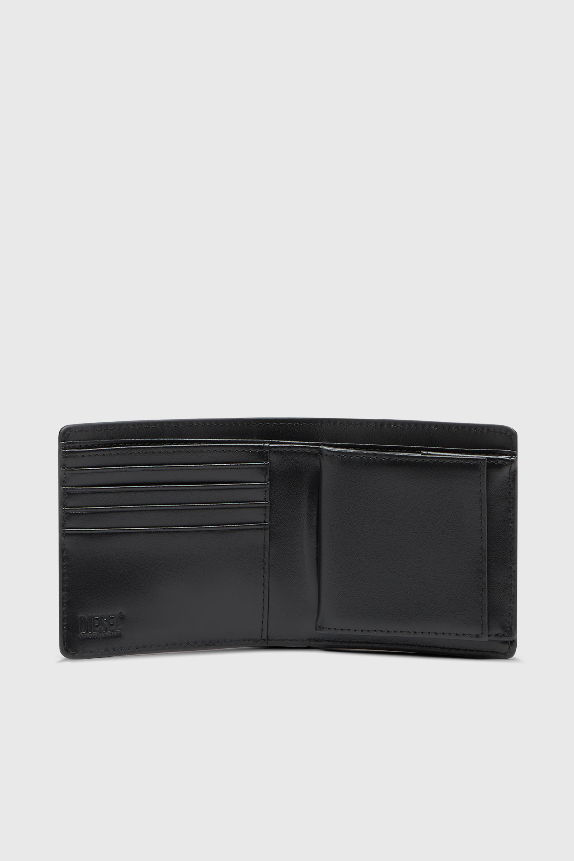 1DR BI FOLD COIN S 3D Leather bi-fold wallet｜ブラック｜メンズ｜DIESEL