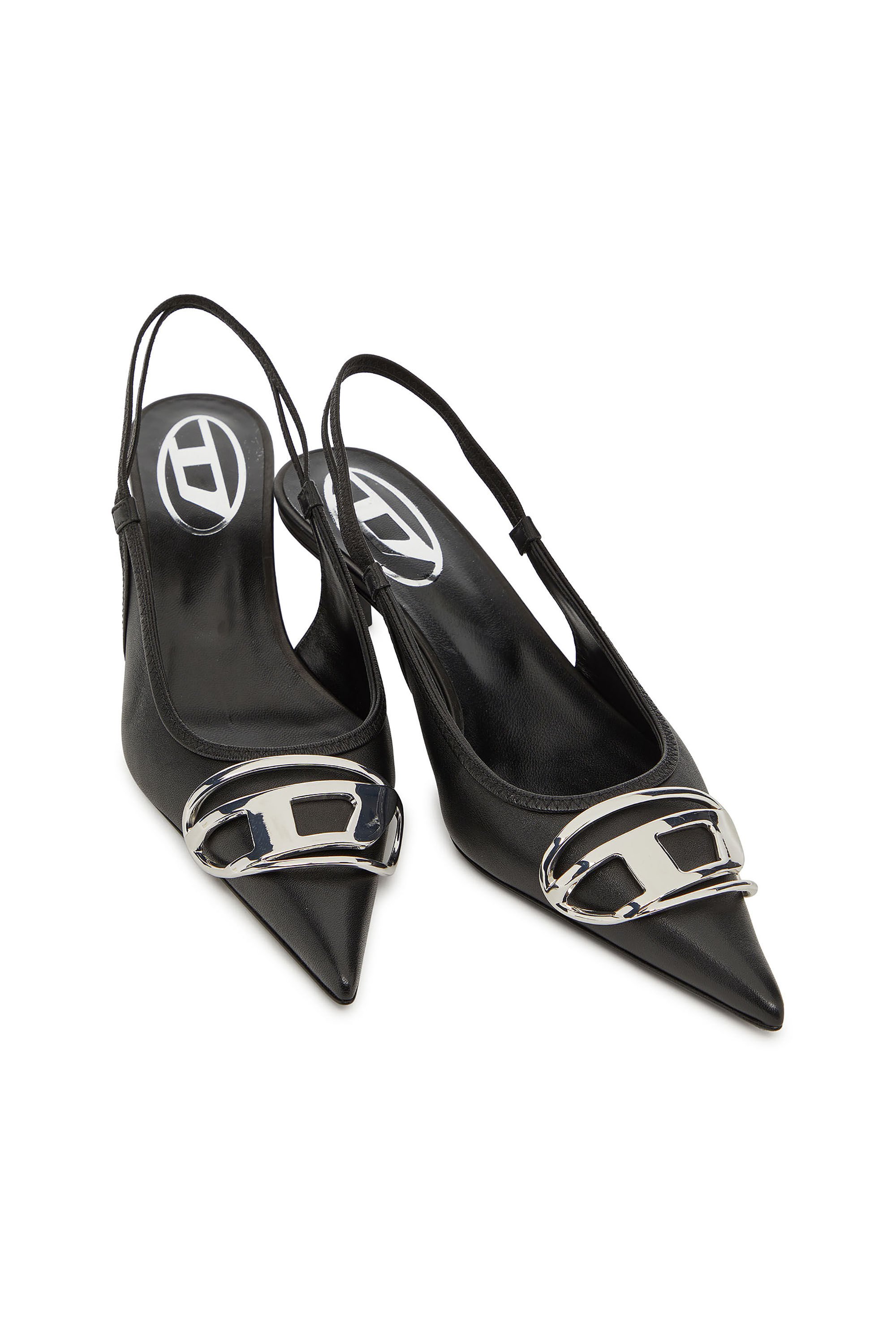 Diesel - D-VENUS SB 40, Female's D-Venus-Slingback pumps in nappa leather in ブラック - 5