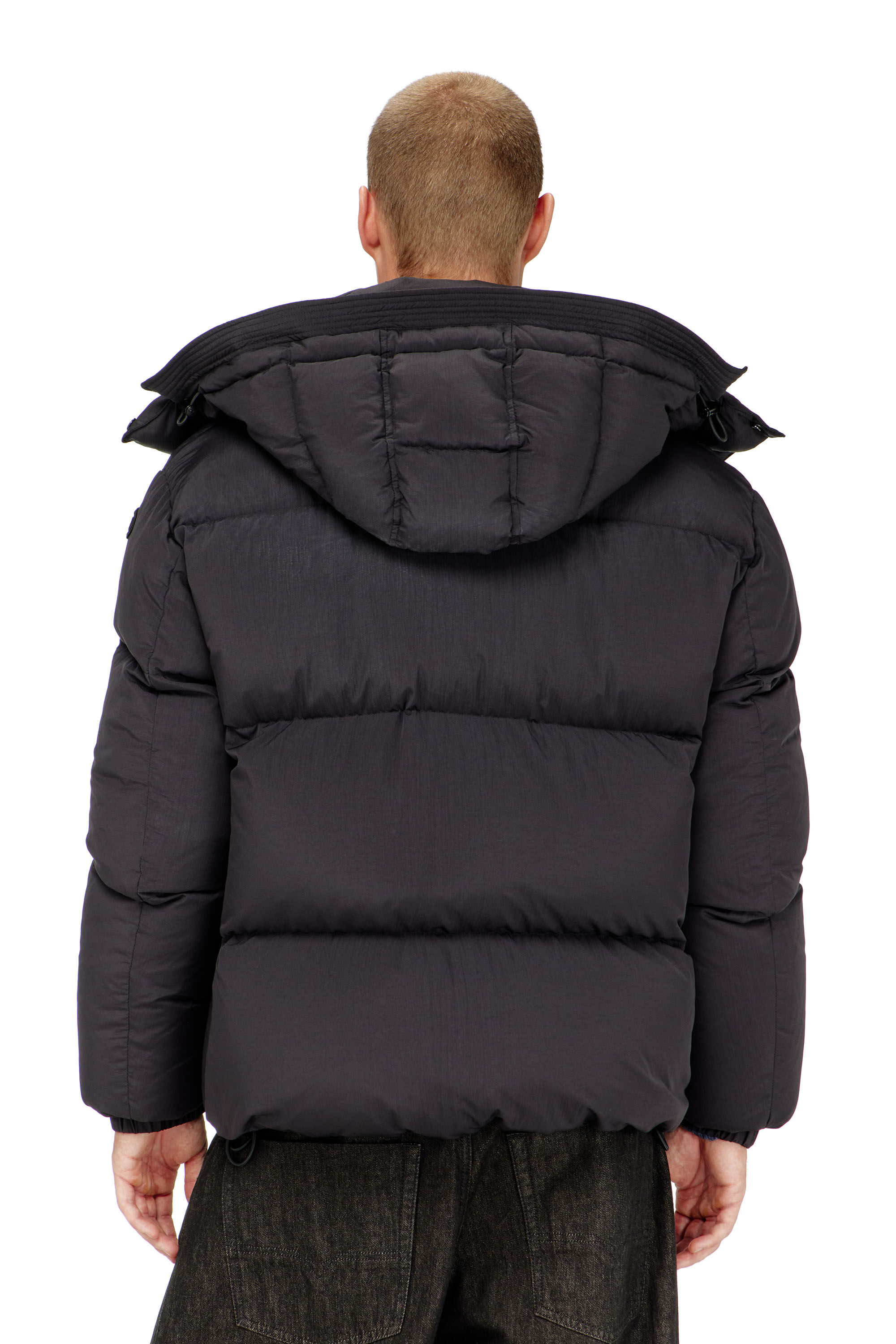 Diesel - W-ROLFYS-WRD, Male's ダウンジャケット in ダークグレー - 5