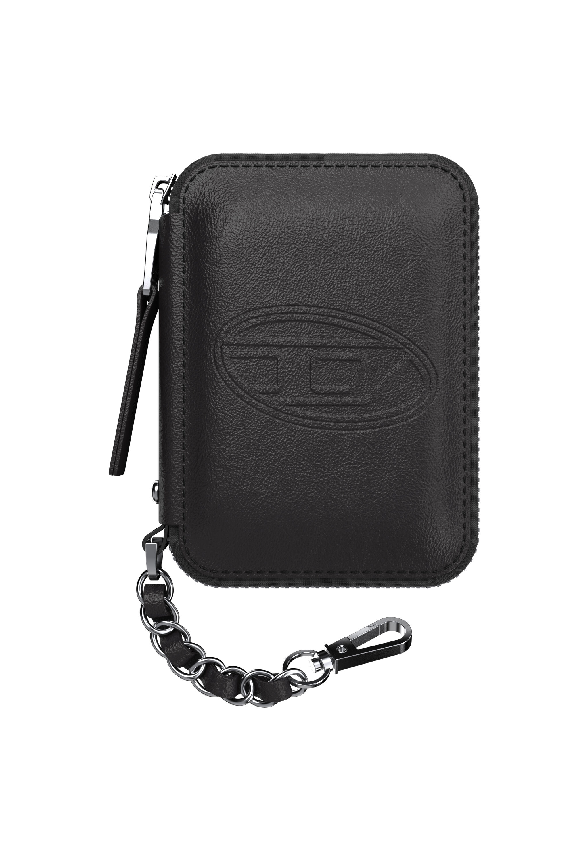 Diesel - 60667 UNIVERSAL POUCH, Unisex's Oval D MagSafe pouch in ブラック - 1