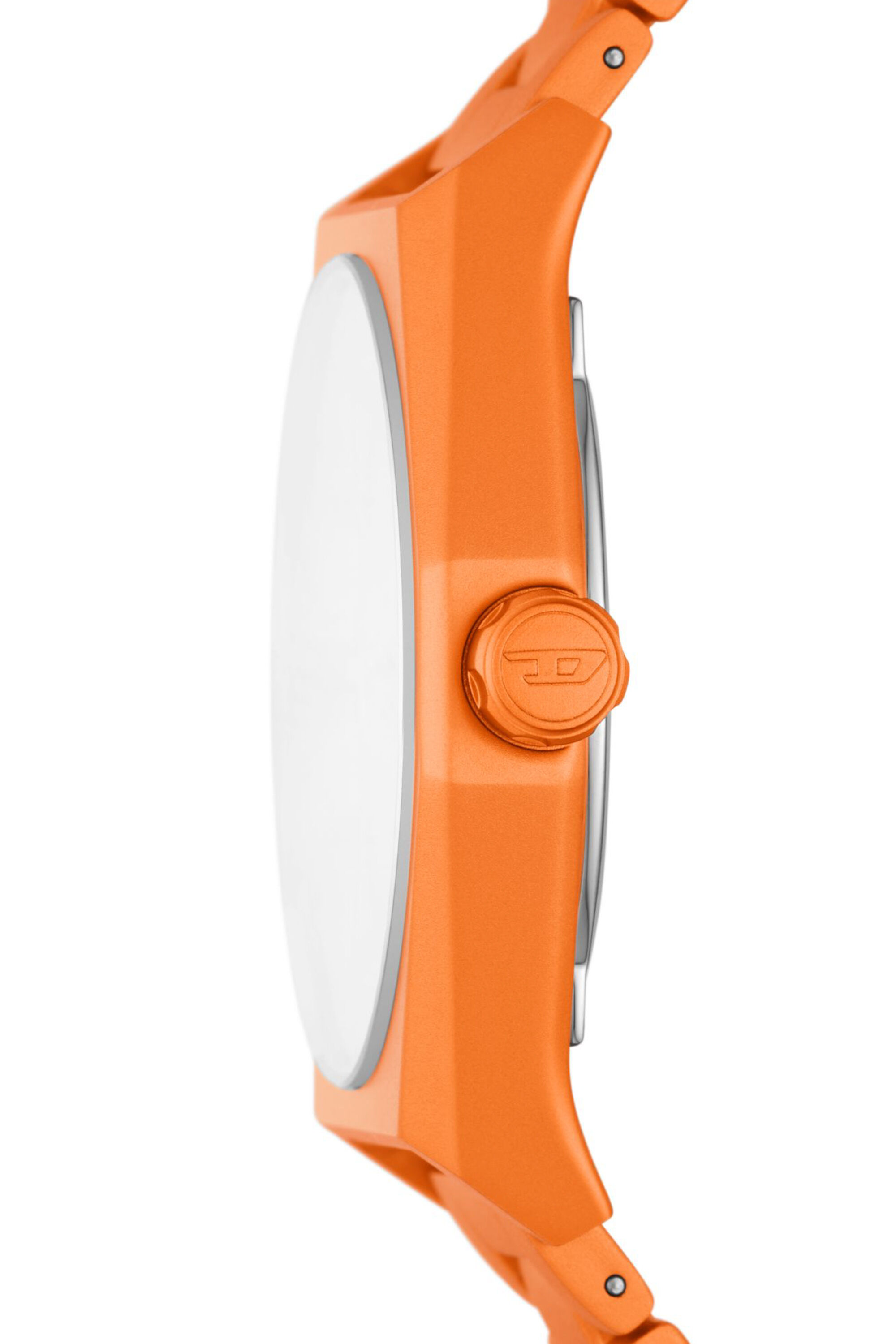 Diesel - DZ2209, Male's Scraper three-hand orange aluminum watch in オレンジ - 3