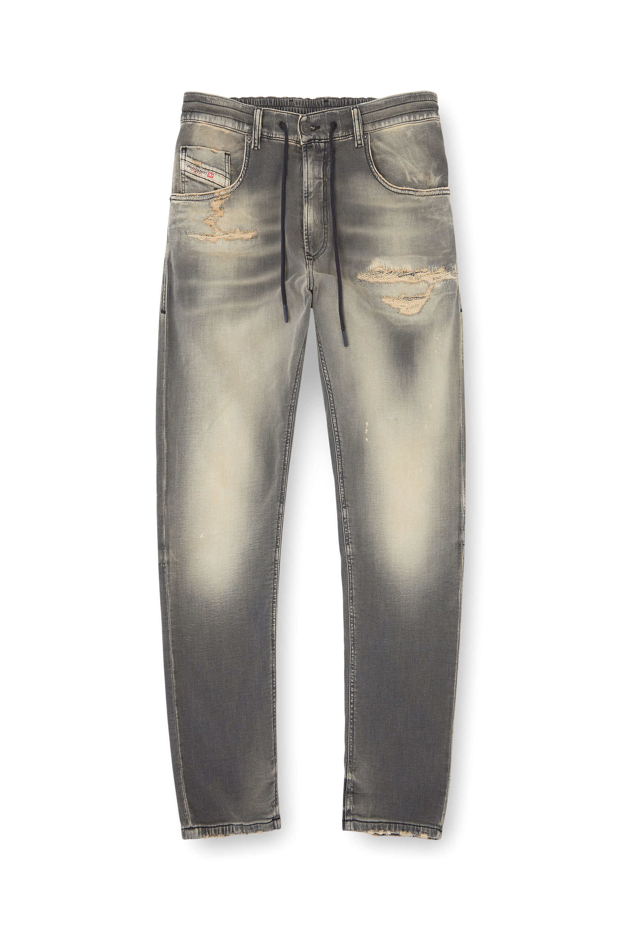 Diesel - Male's Regular 2030 D-Krooley Joggjeans® 068PF, ライトグレー - 2