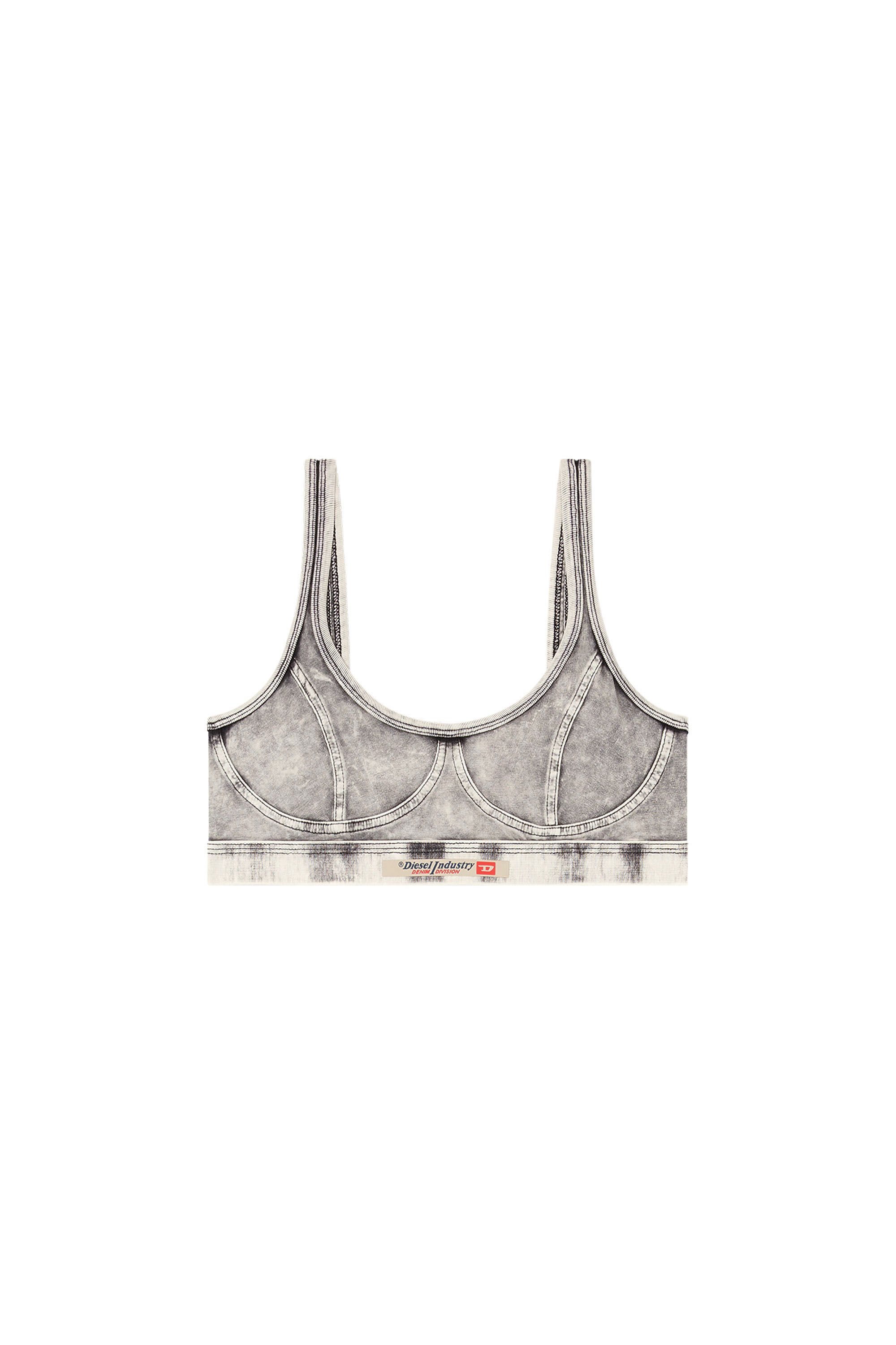 Diesel - KASSIE-DNM, Female's スポーツブラ in グレー - 2