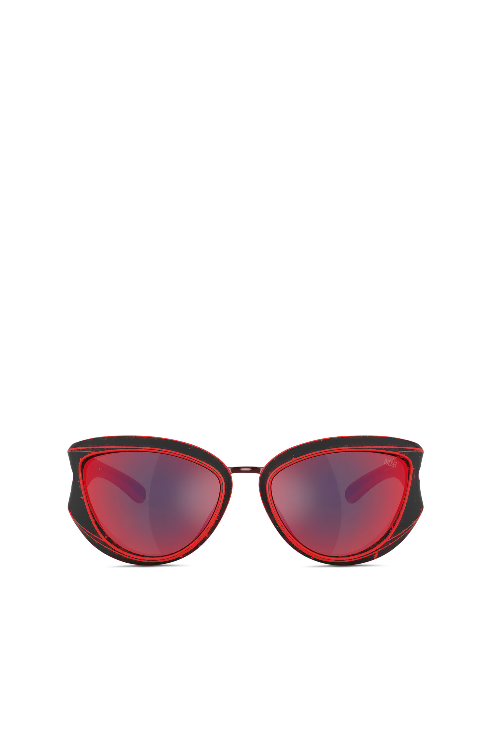0DL3007U Cat-eye style sunglasses｜レッド｜ウィメンズ｜DIESEL