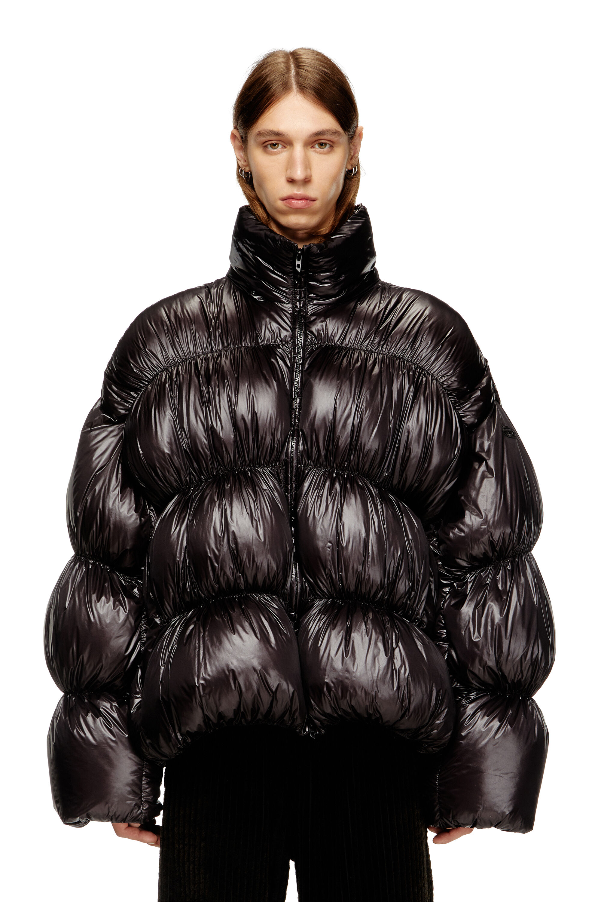 W-CHOCO ダウンジャケット｜ブラック｜メンズ｜DIESEL