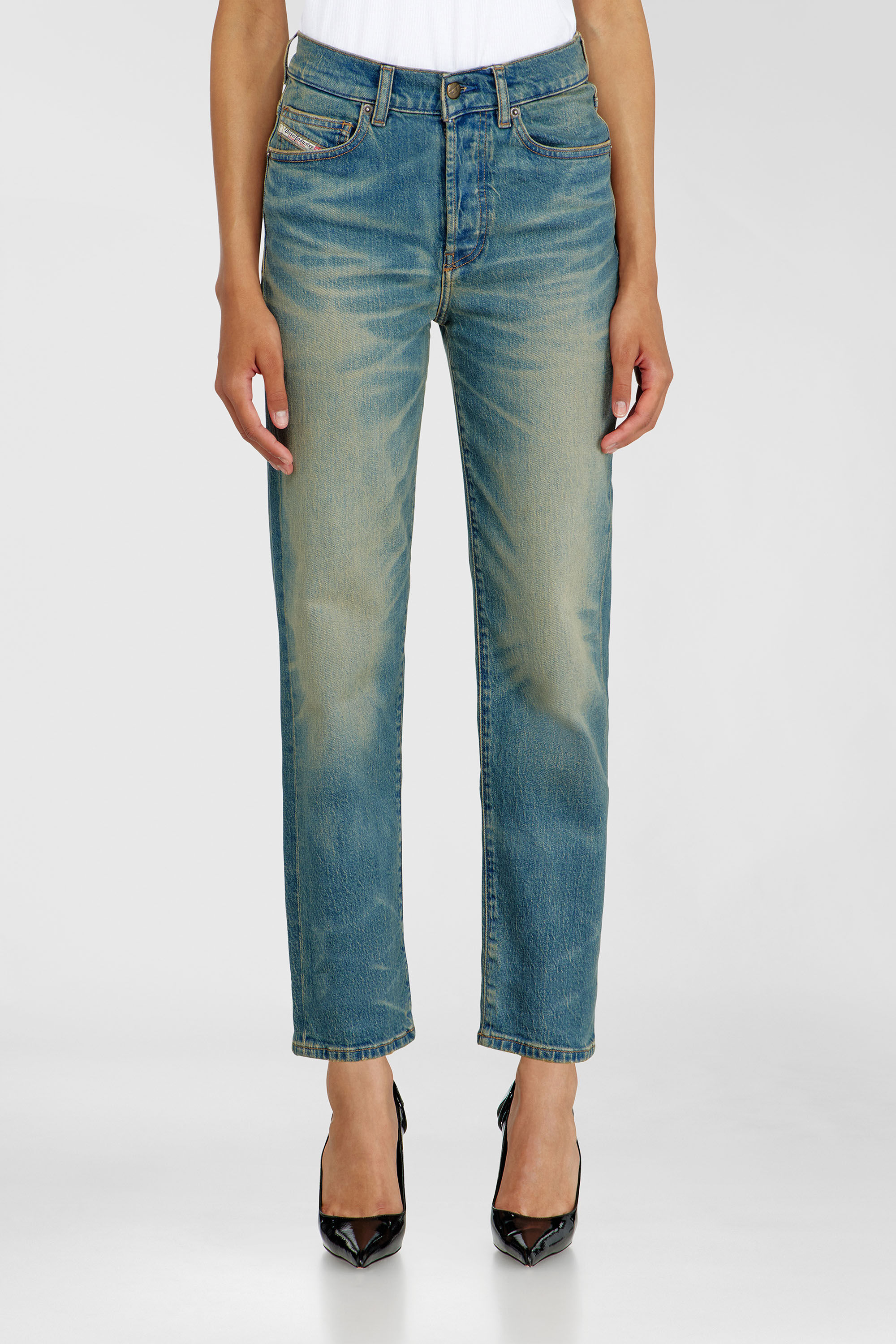 Diesel - Female's Regular Jeans 1981 D-Went 0KBBP, ミディアムブルー - 4