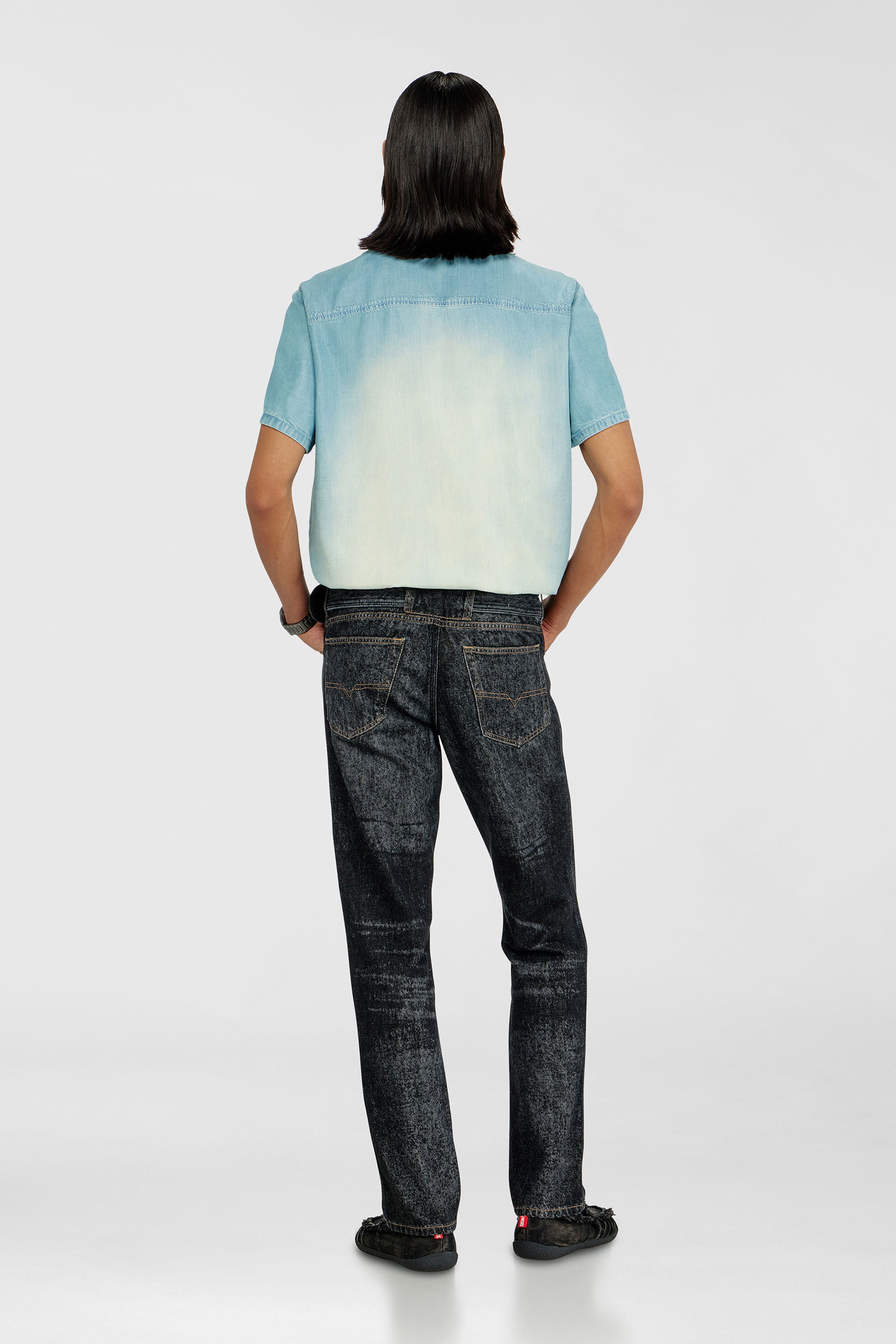 Diesel - Male's Slim Jeans D-Villus 09Q24, ブラック/ダークグレー - 3