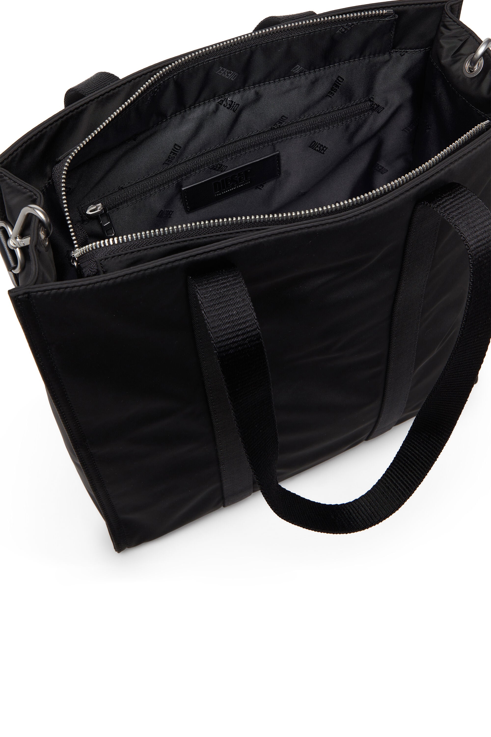 Diesel - MULTI-PKTS TOTE X, Unisex's トートバッグ in ブラック - 6