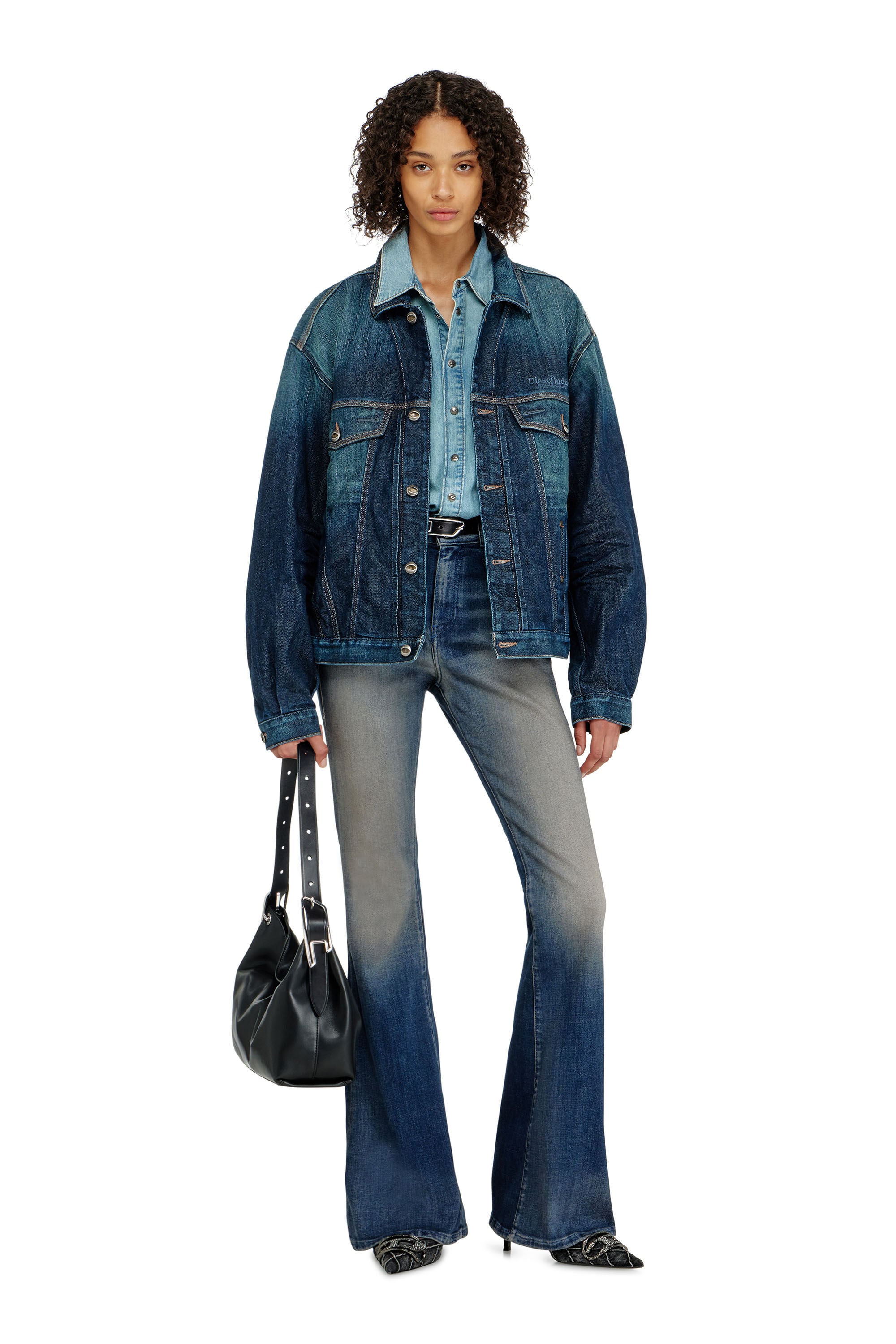 Diesel - Female's Bootcut Jeans 1973 D-Partt 09P67, ダークブルー - 1