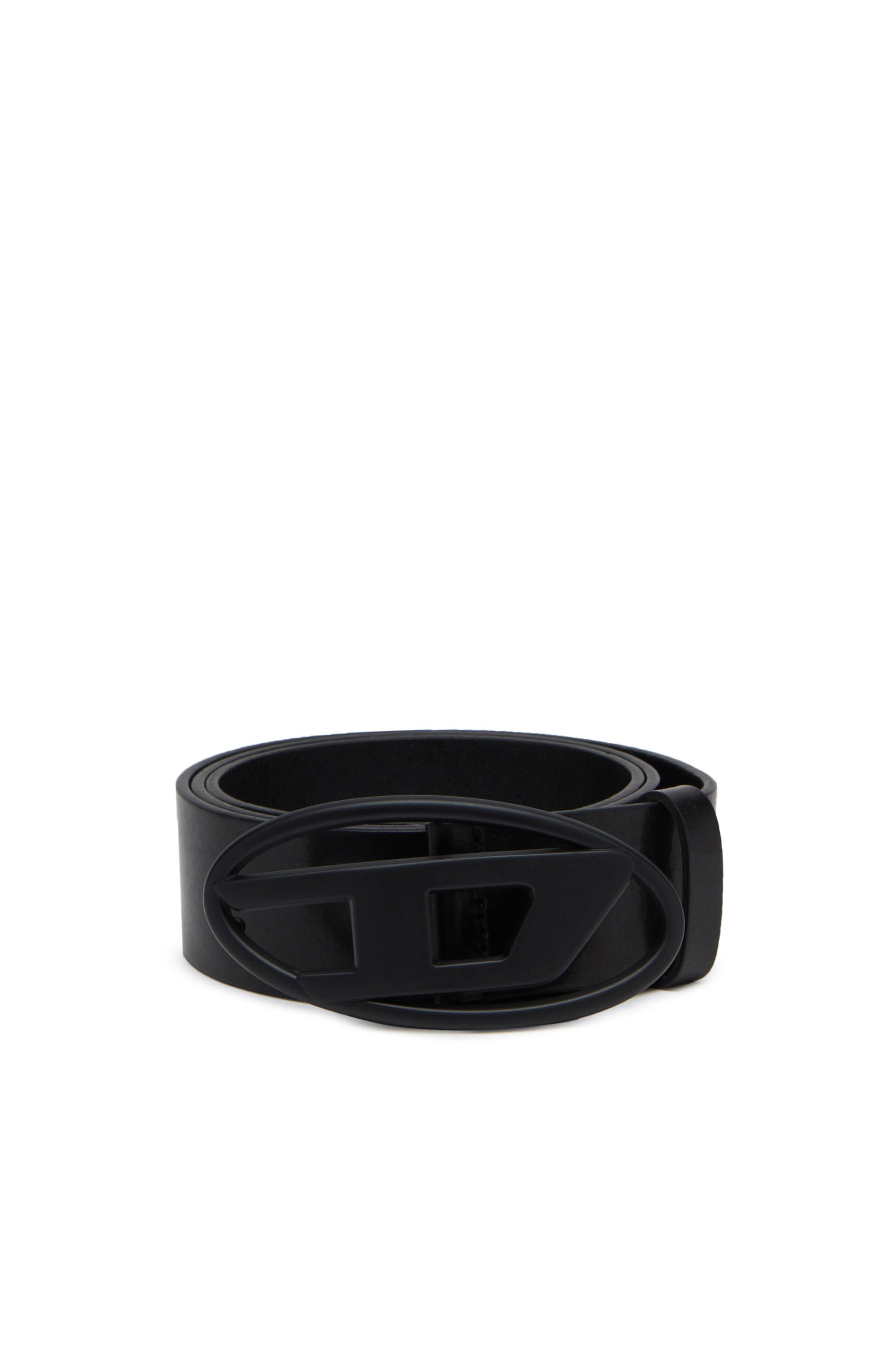 Diesel - B-1DR, Unisex's カウレザーベルト in ブラック - 1