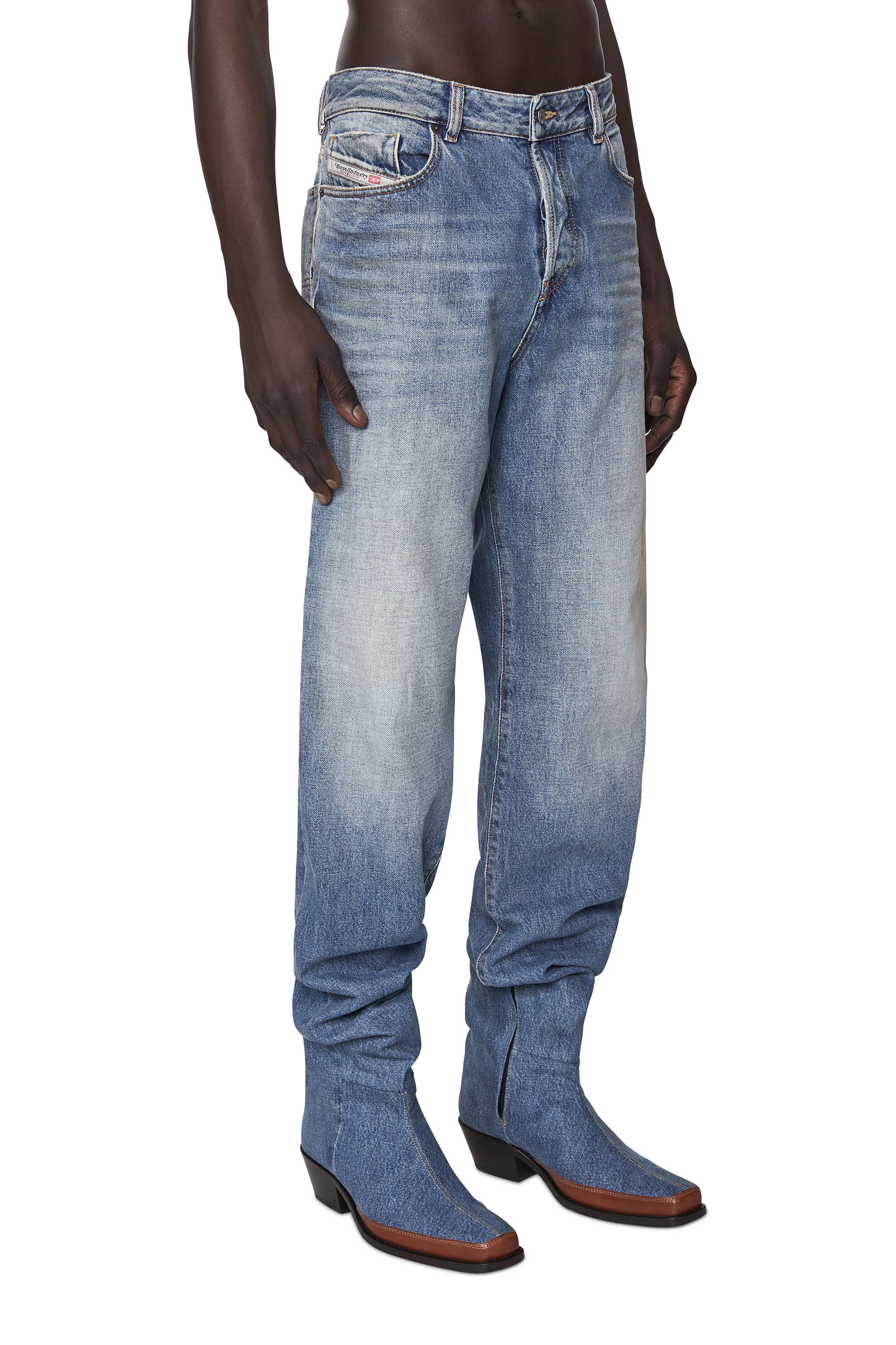 Diesel - 1955 007A7 Straight Jeans, ライトブルー - Image 5