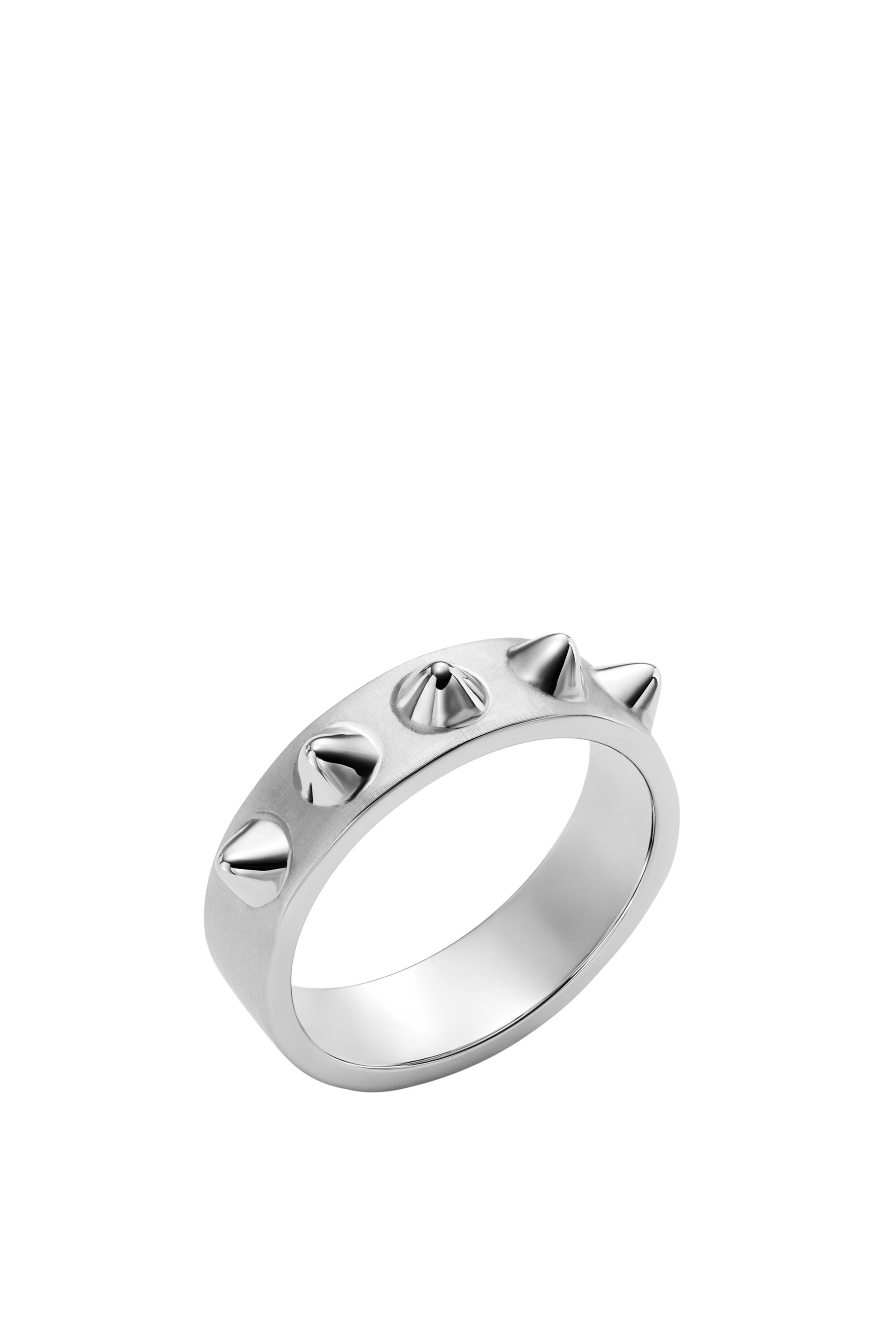 Diesel - DX1449, Unisex's Stainless Steel Band Ring in シルバー - 2