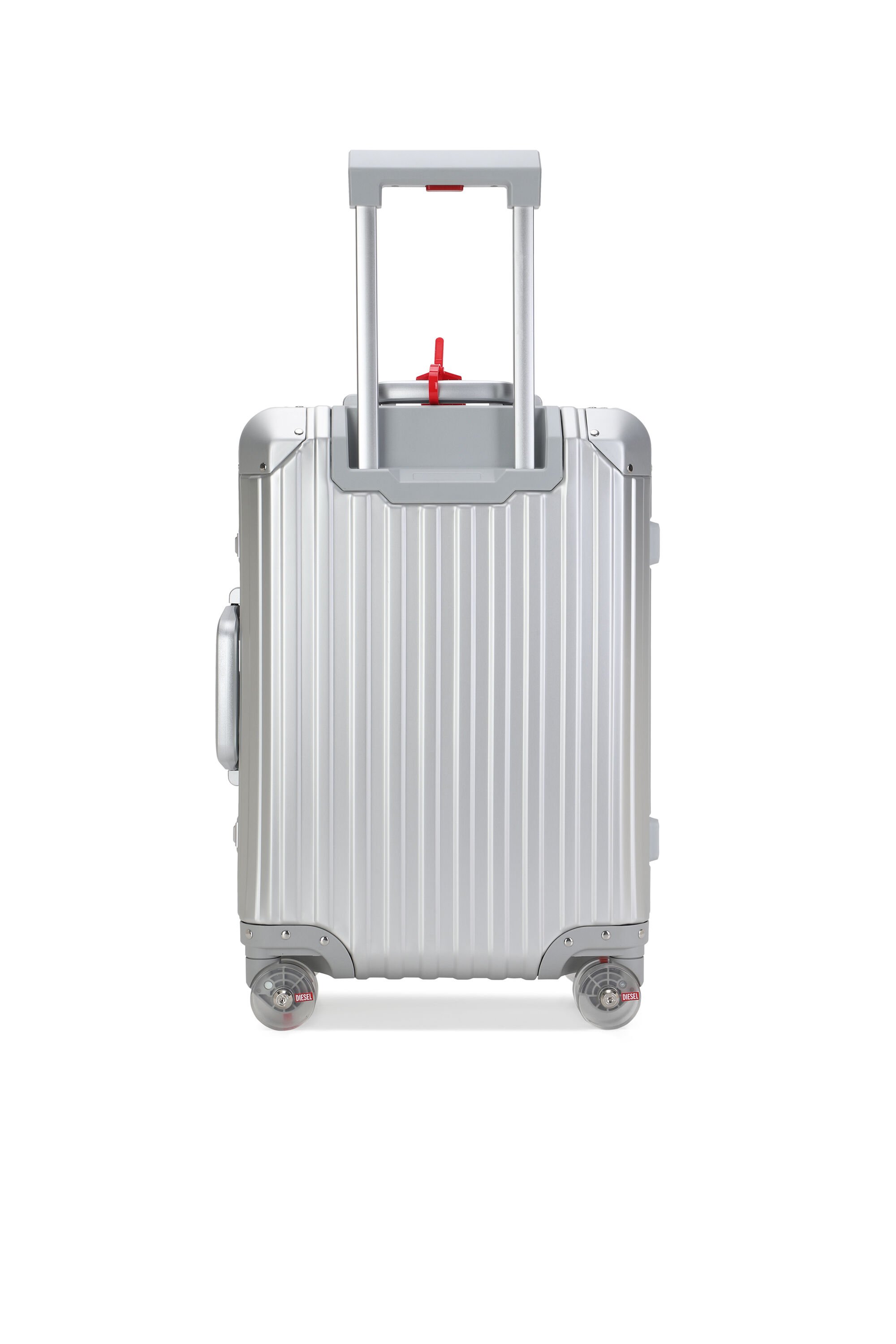 Diesel - DIESEL ALUMINUM TROLLEY- DSL002, Unisex's Aluminum Carry-On Luggage 20" in シルバー - 2