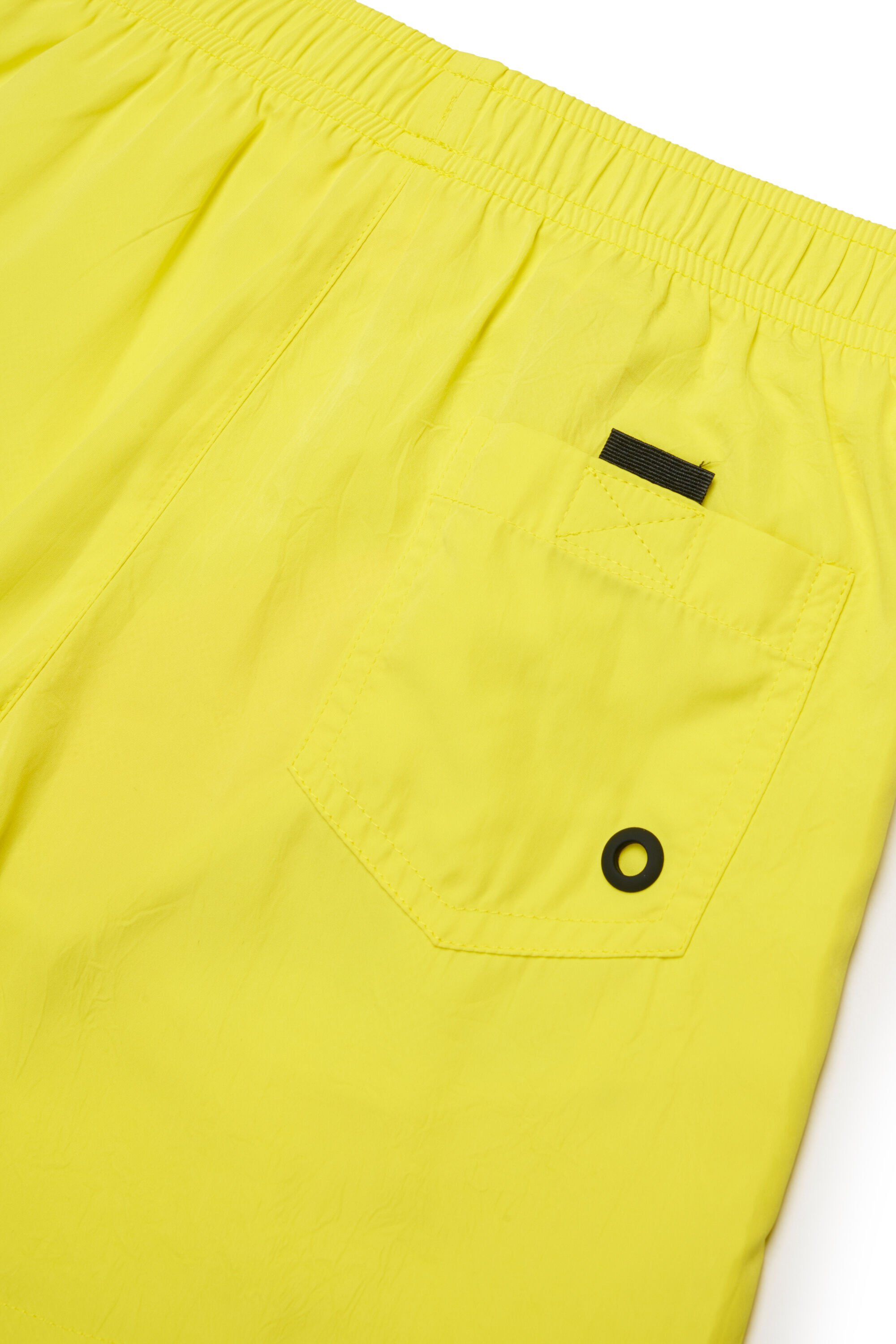 Diesel - MIDIT, Male's Swim shorts with maxi logo in イエロー - 4
